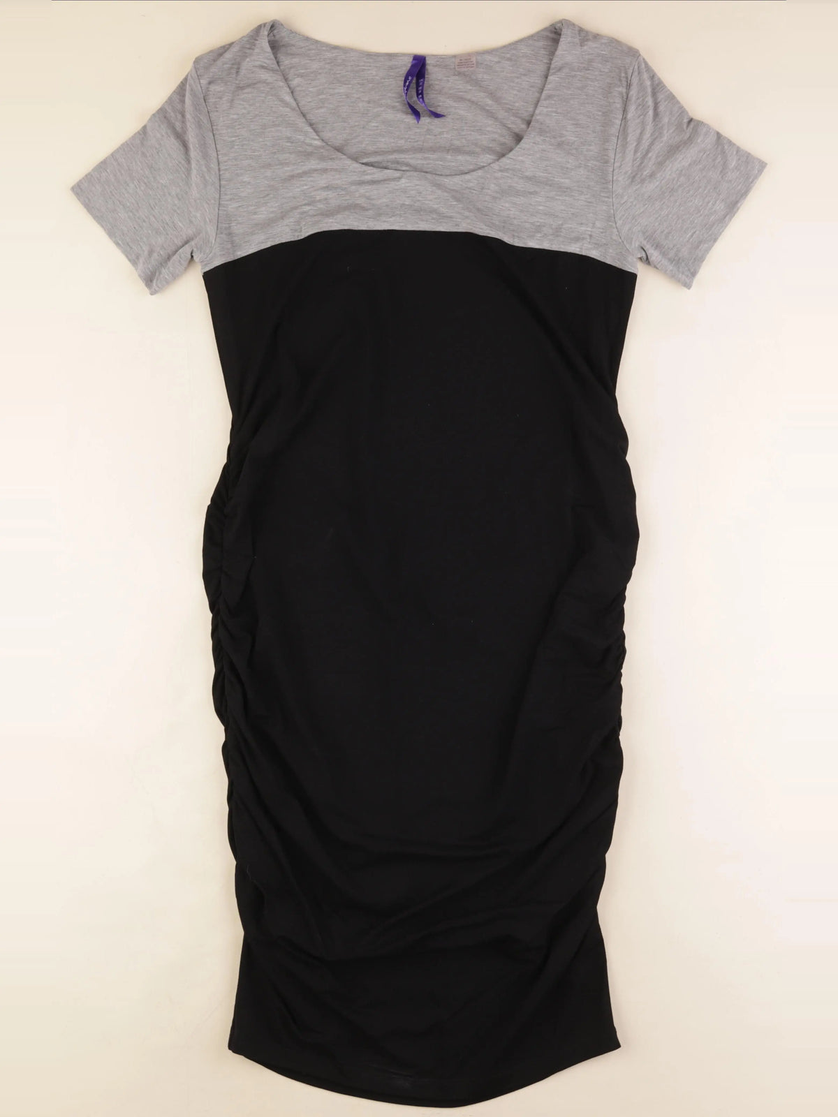 Seraphine - robe grossesse gris, noir - 46