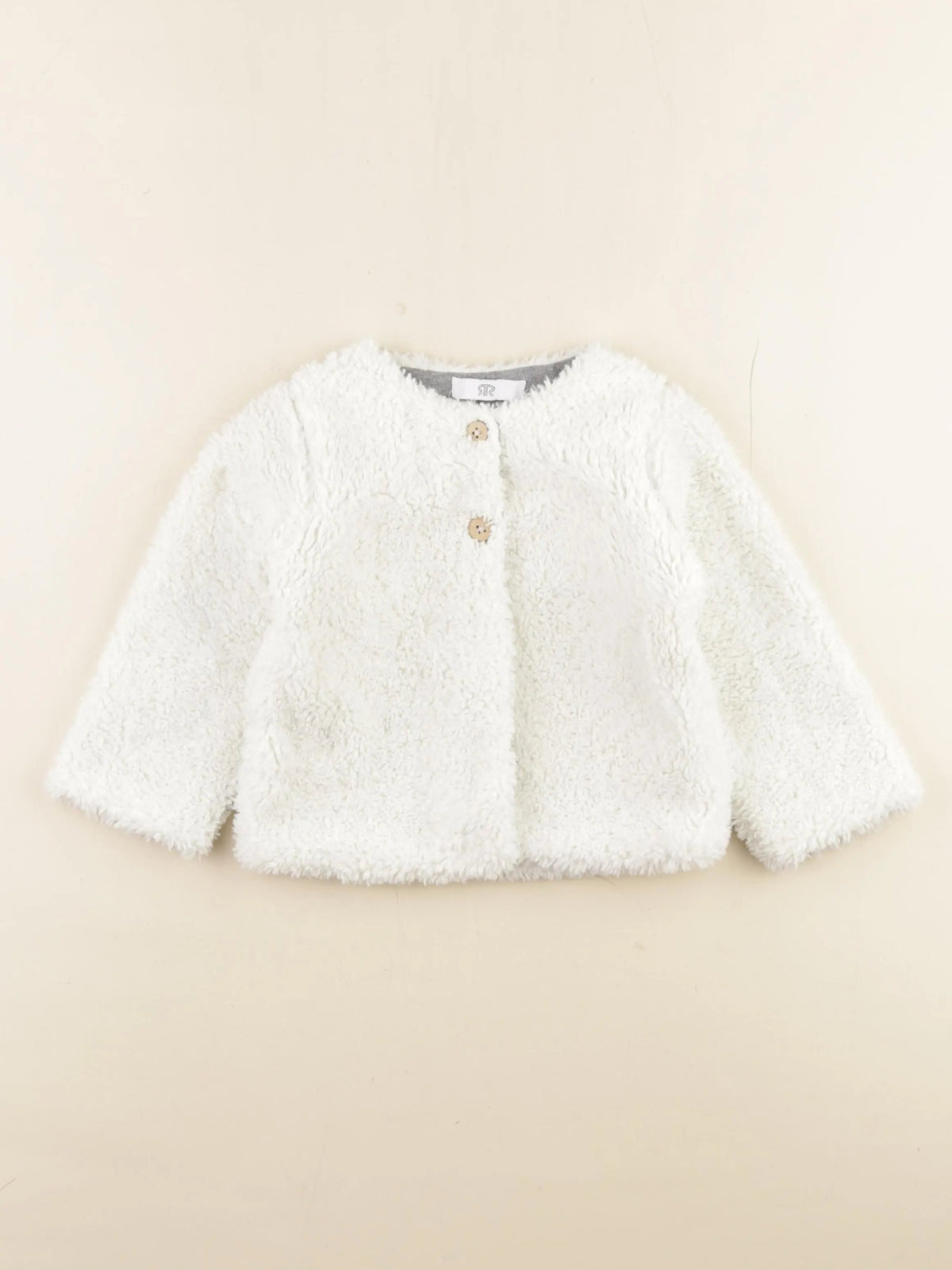 La Redoute - gilet blanc - 18 mois