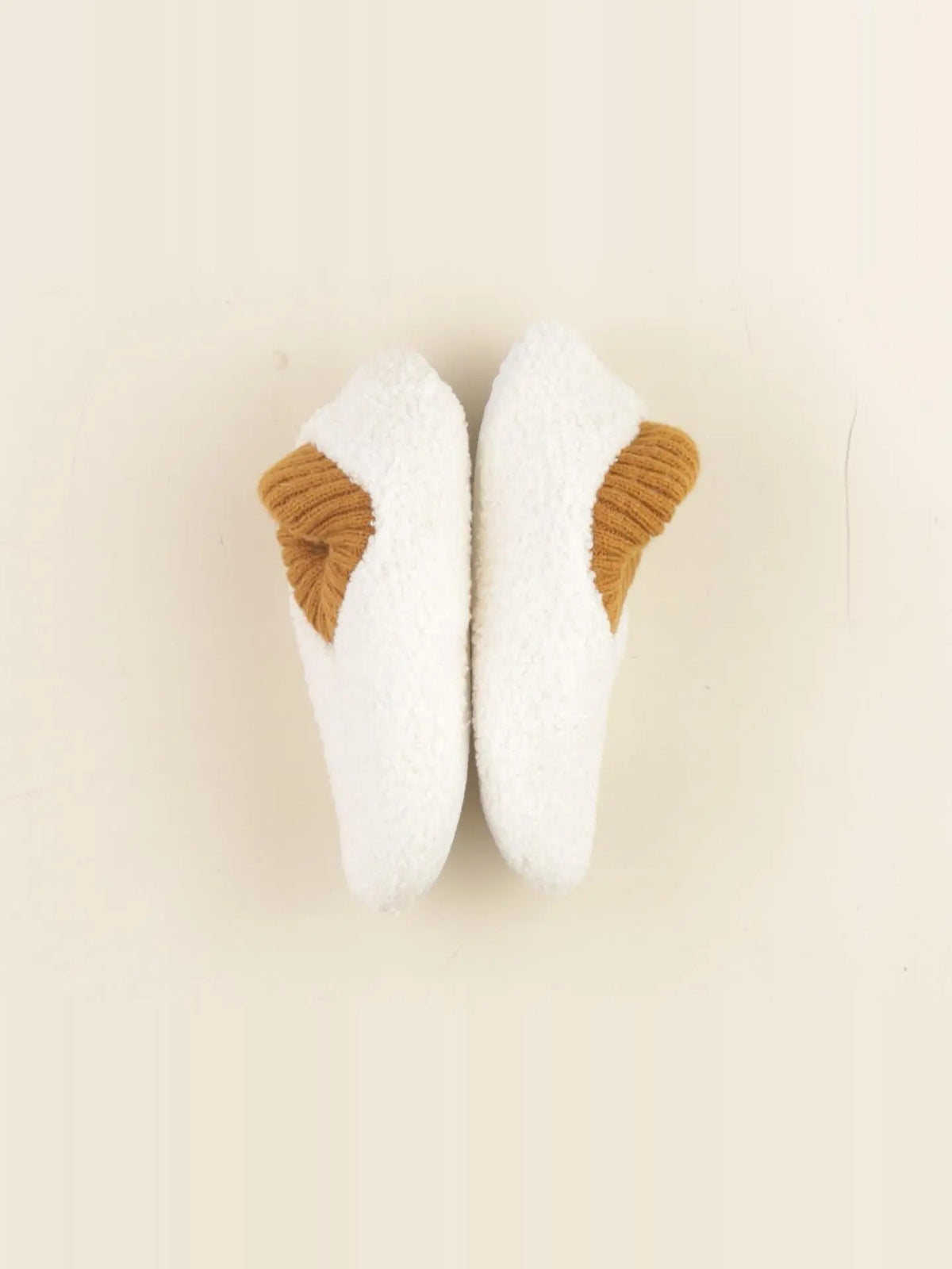 Vertbaudet - chaussons blanc, marron - pointure 30/31