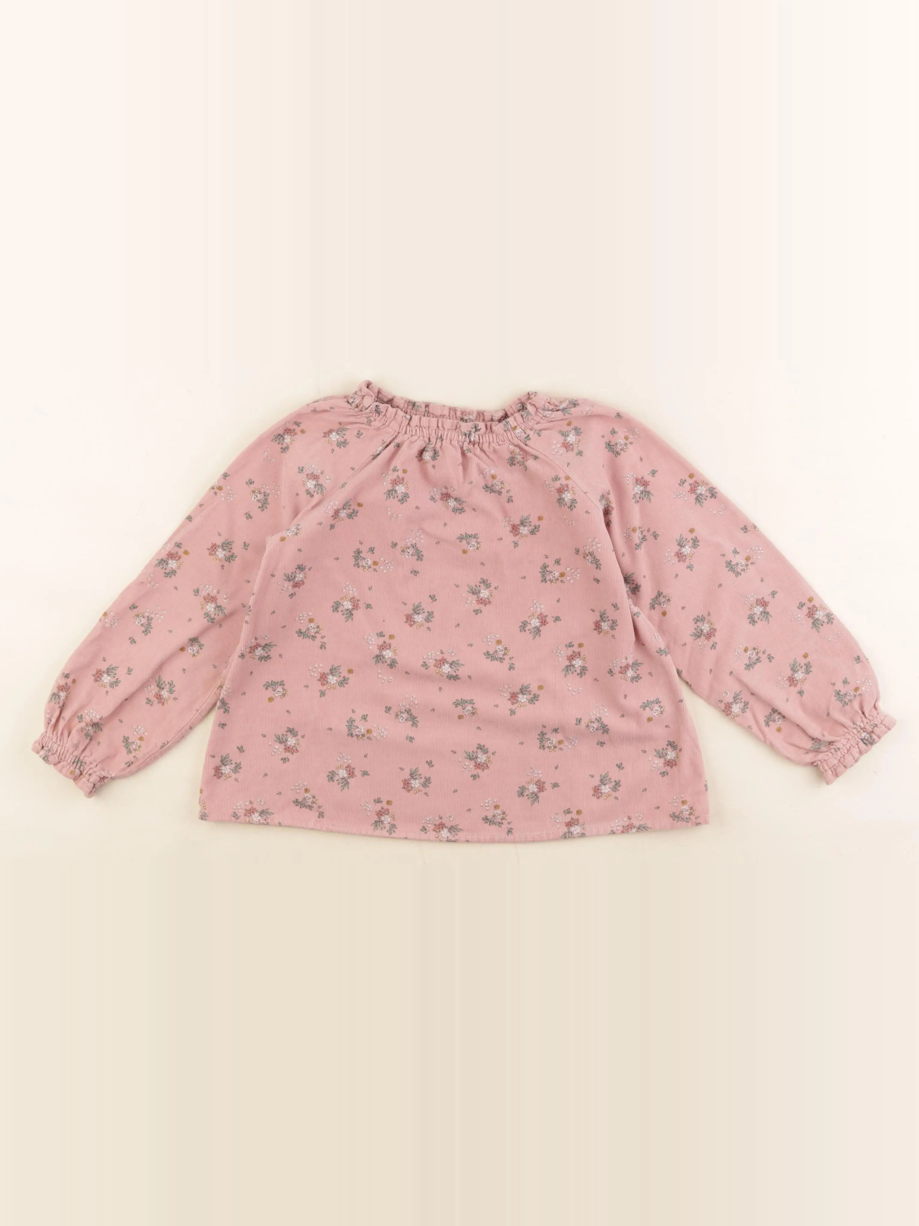 Vertbaudet - blouse rose - 5 ans