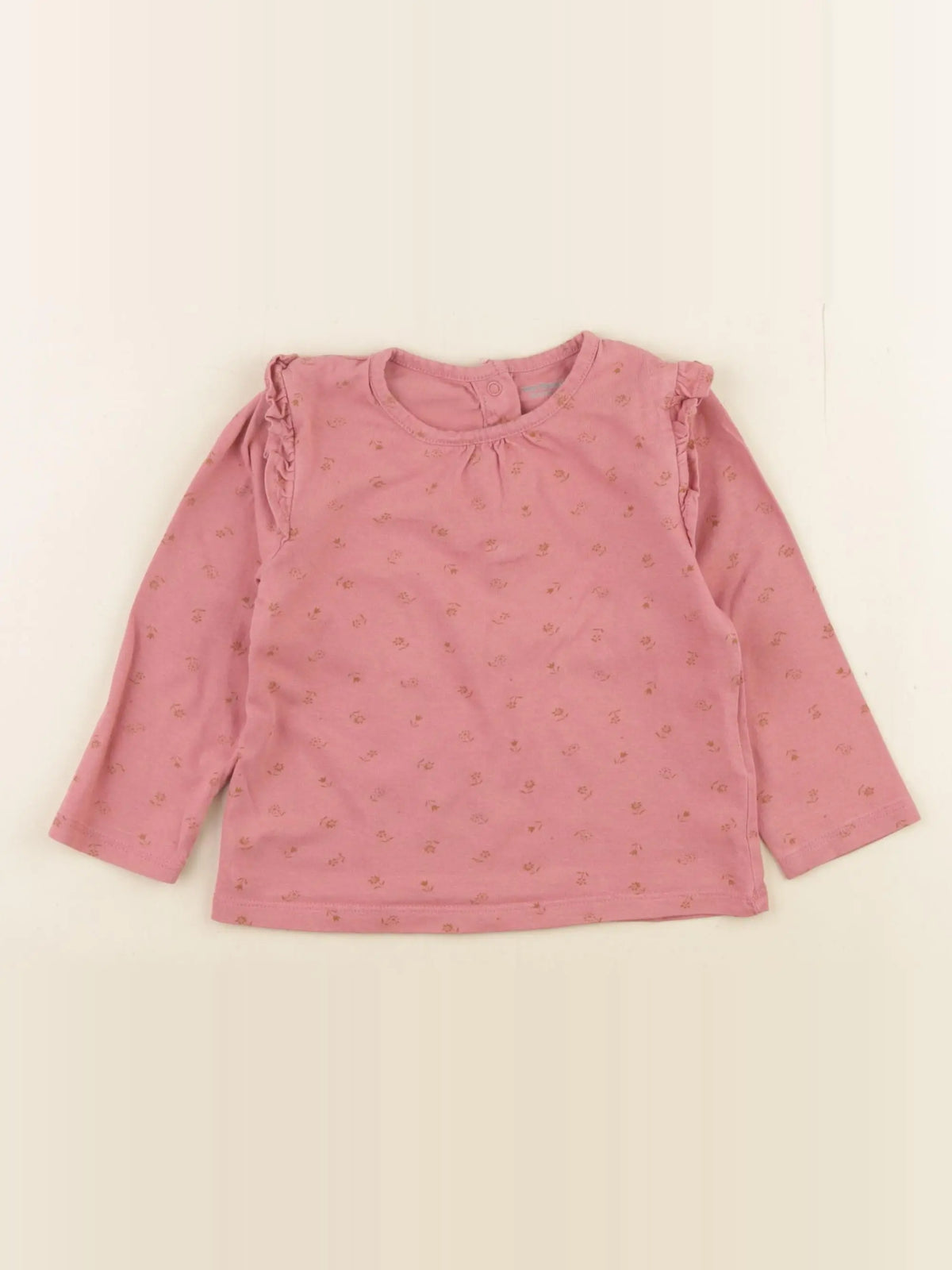 Vertbaudet - tee-shirt rose - 18 mois