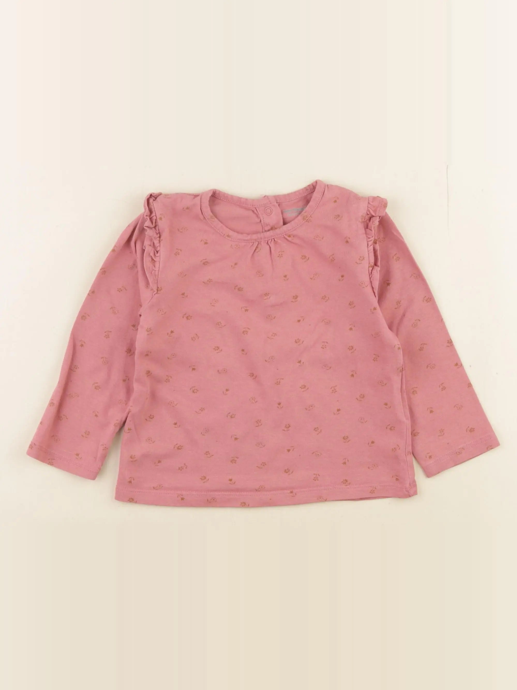 Vertbaudet - tee-shirt rose - 18 mois