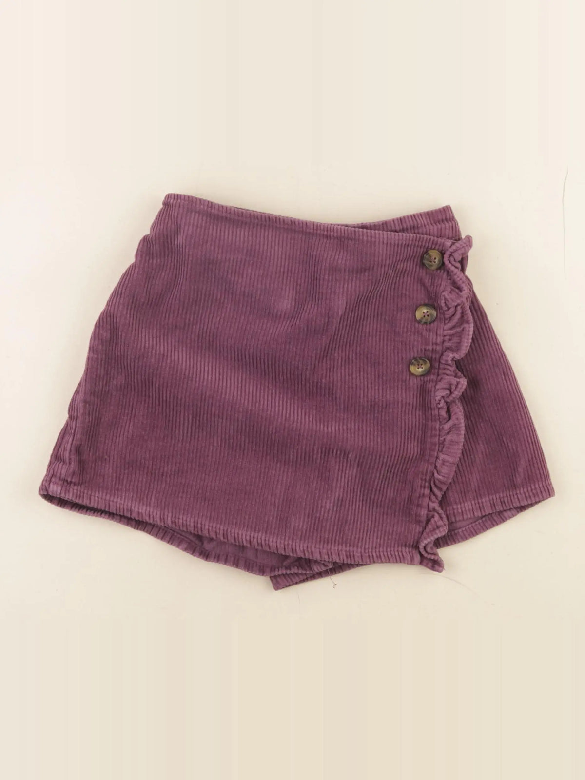 Vertbaudet - jupe short violet - 8 ans
