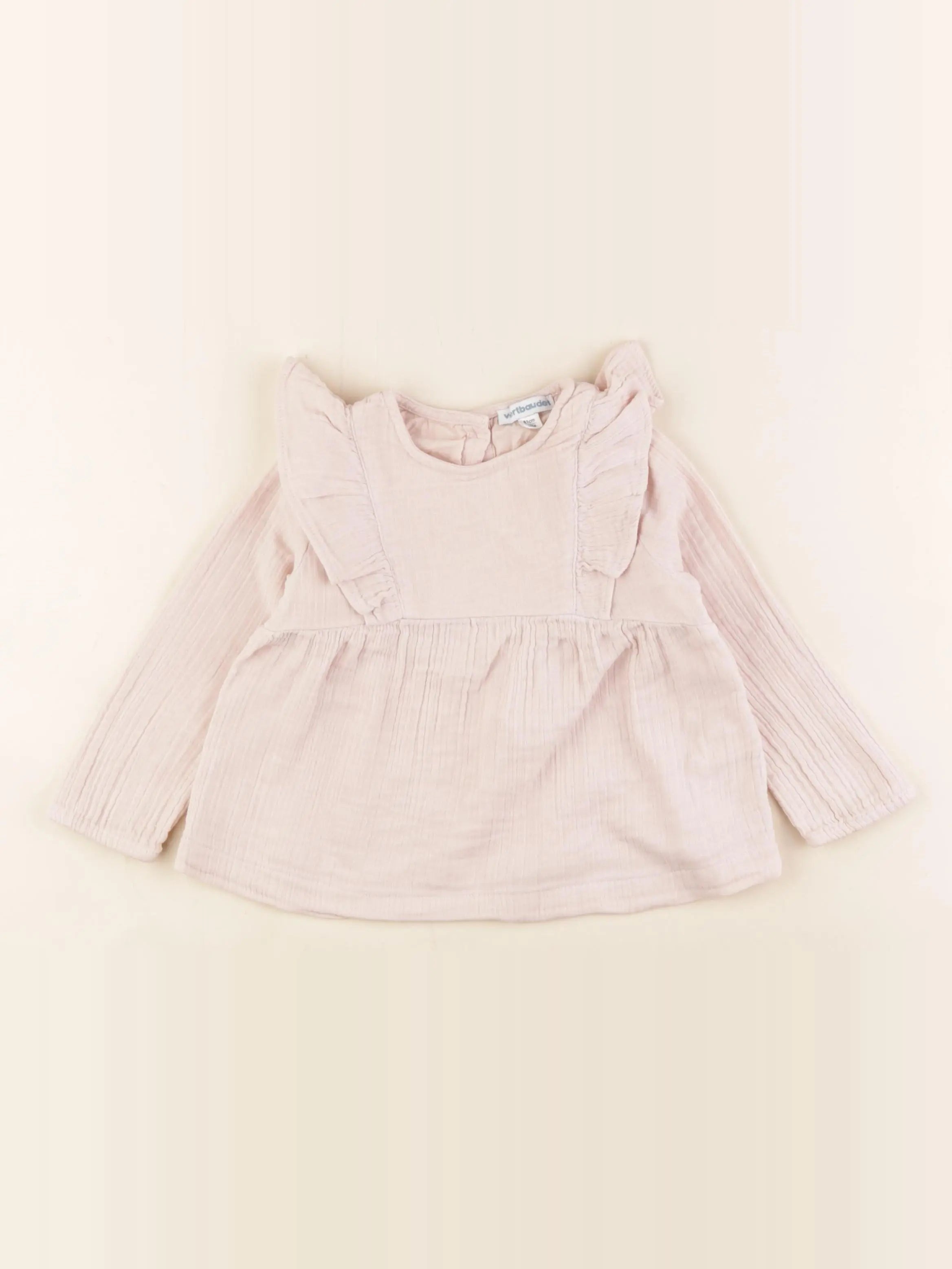 Vertbaudet - blouse rose - 18 mois