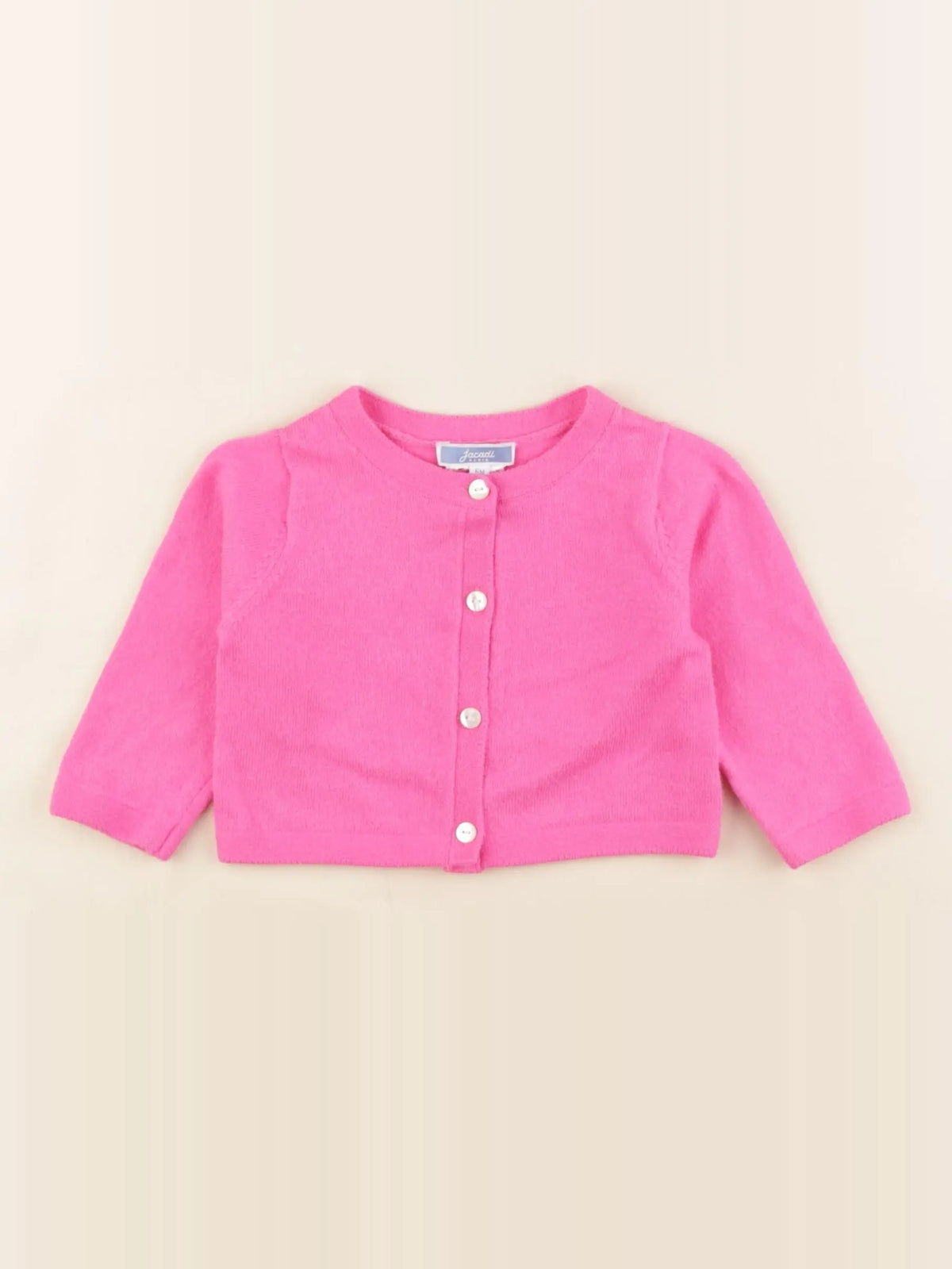 Jacadi - gilet rose - 6 mois