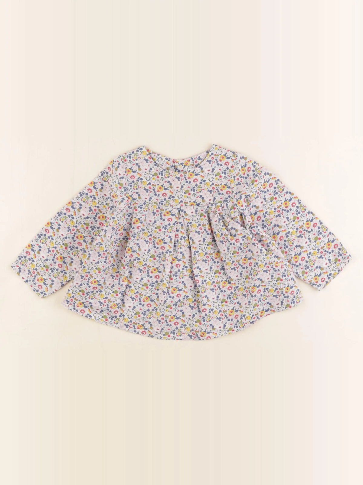Jacadi - blouse liberty multicolore - 12 mois