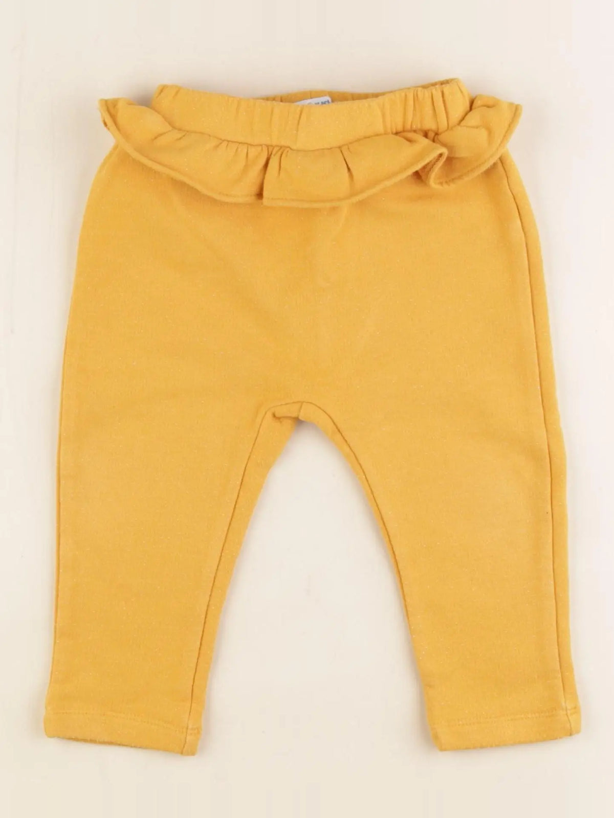 Vertbaudet - pantalon jaune - 18 mois