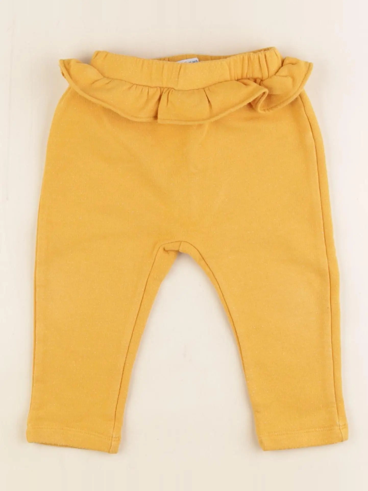 Vertbaudet - pantalon jaune - 18 mois