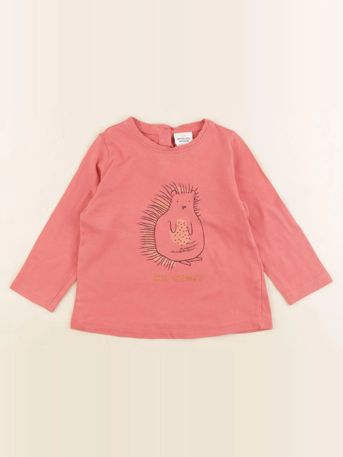 Tape à l'oeil - tee-shirt rose - 18 mois