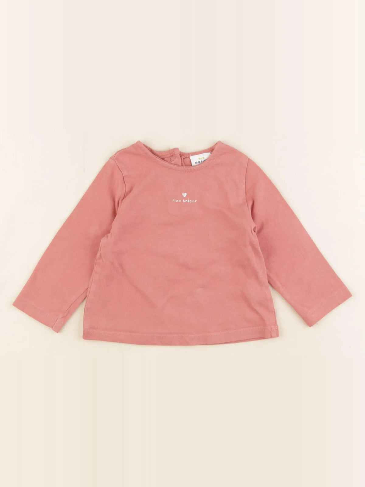 Tape à l'oeil - tee-shirt rose - 9 mois