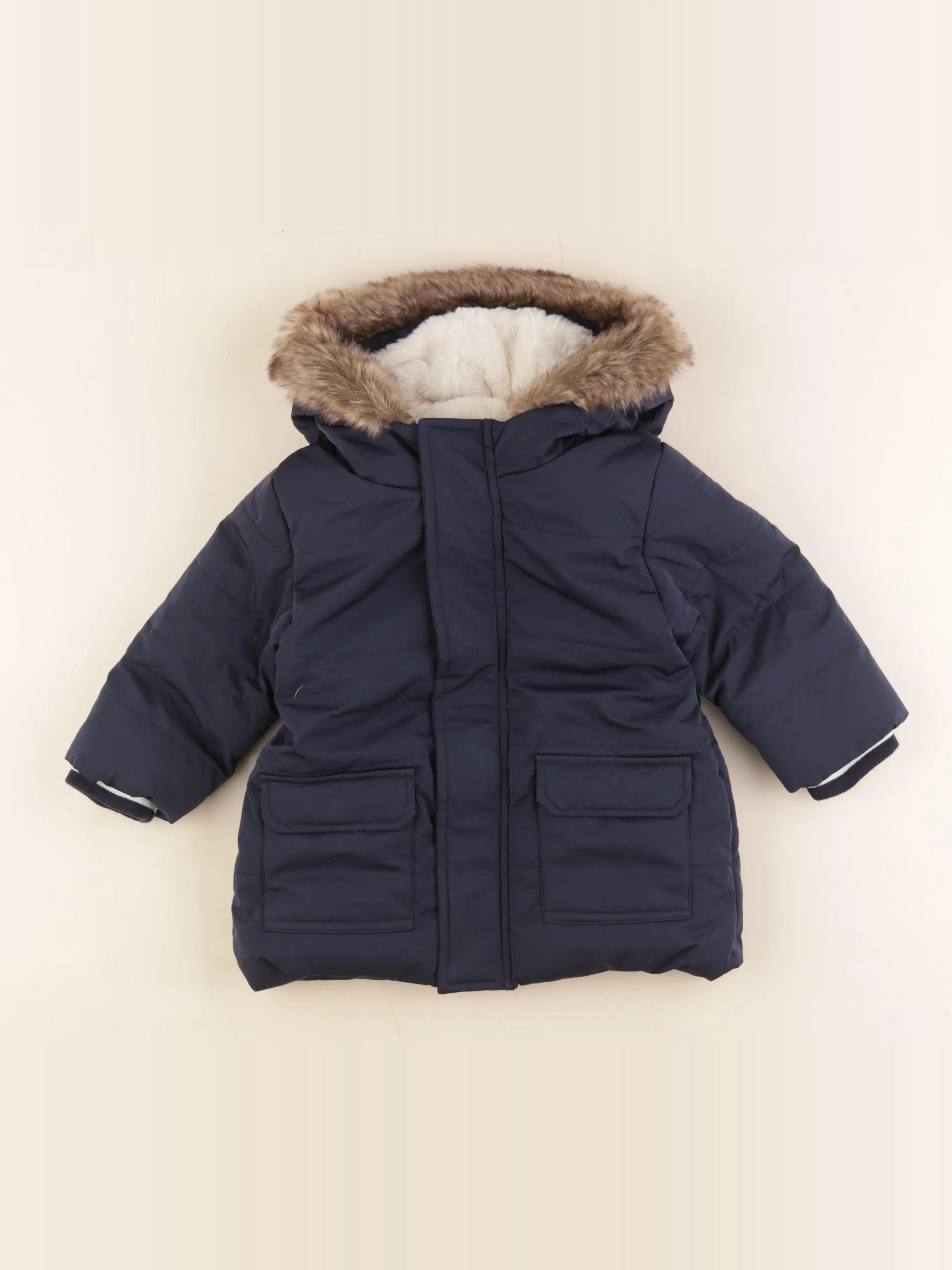 Boutchou - parka bleu - 18 mois