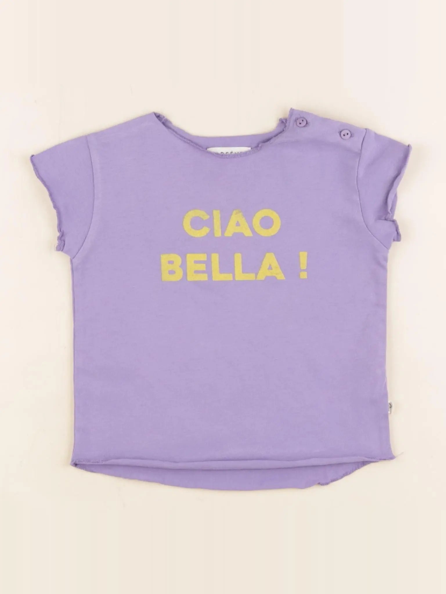 Arsène et les pipelettes - tee-shirt violet - 24 mois