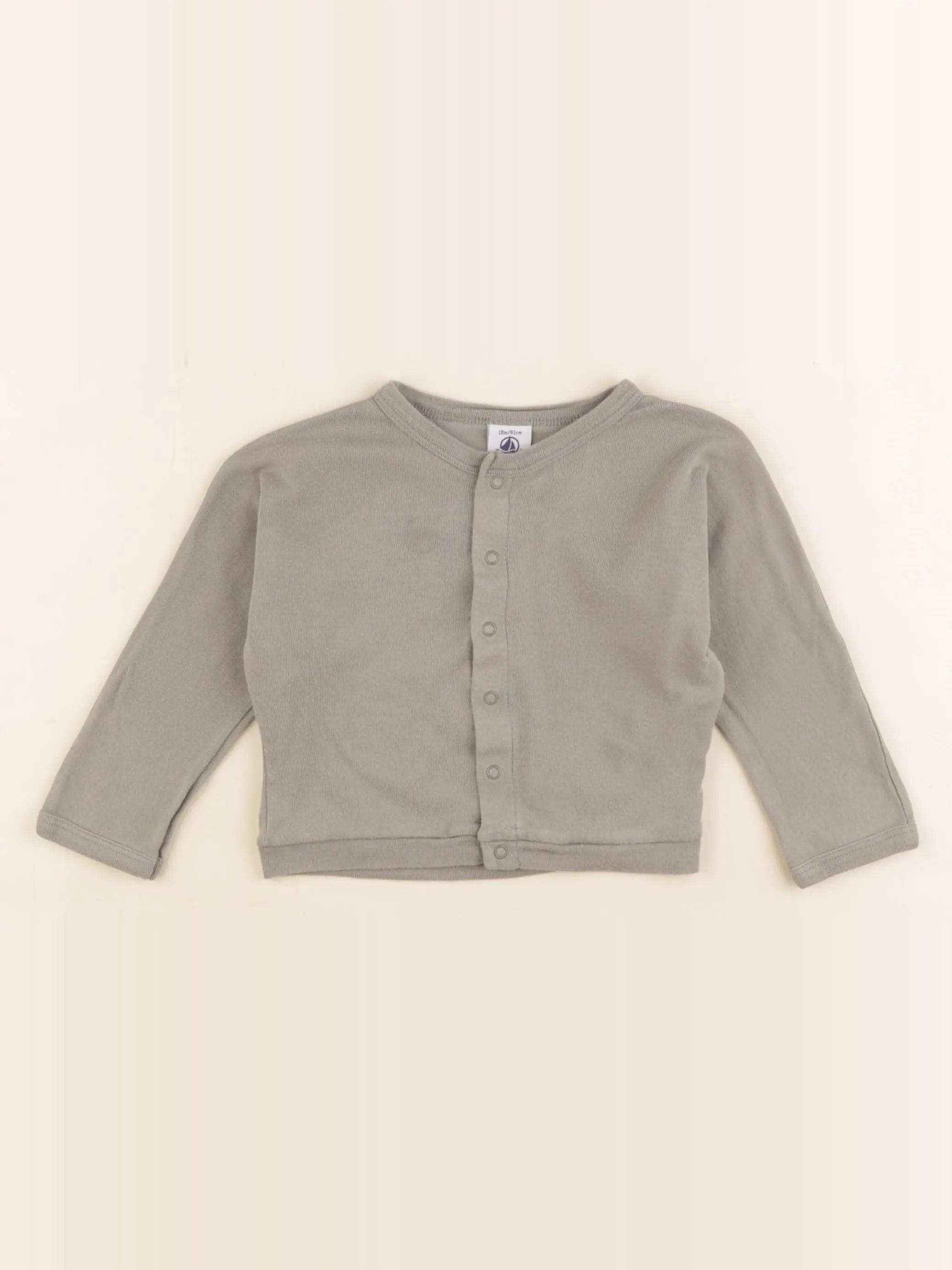 Petit Bateau - tee-shirt vert - 18 mois