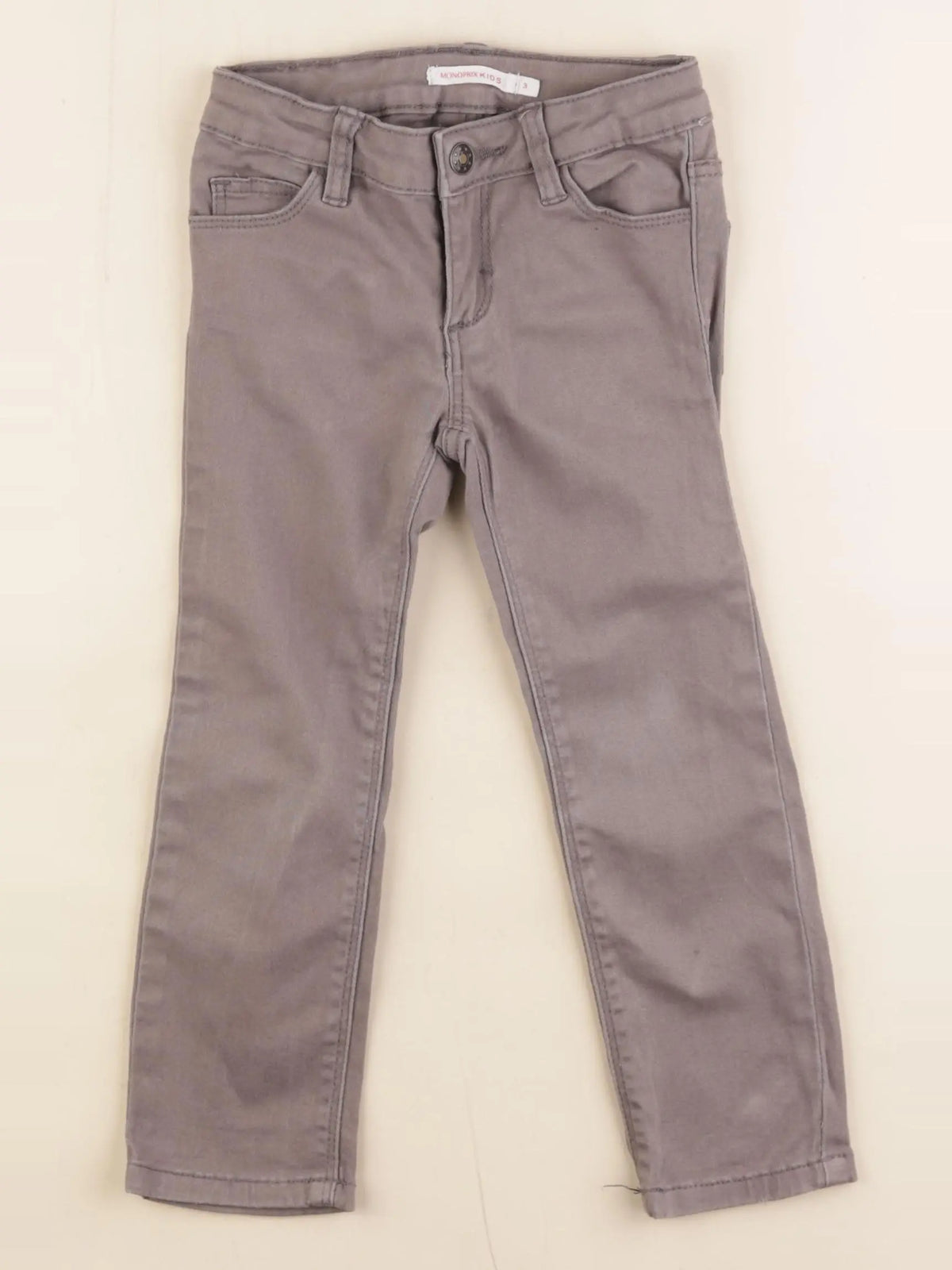 Monoprix - pantalon gris - 3 ans