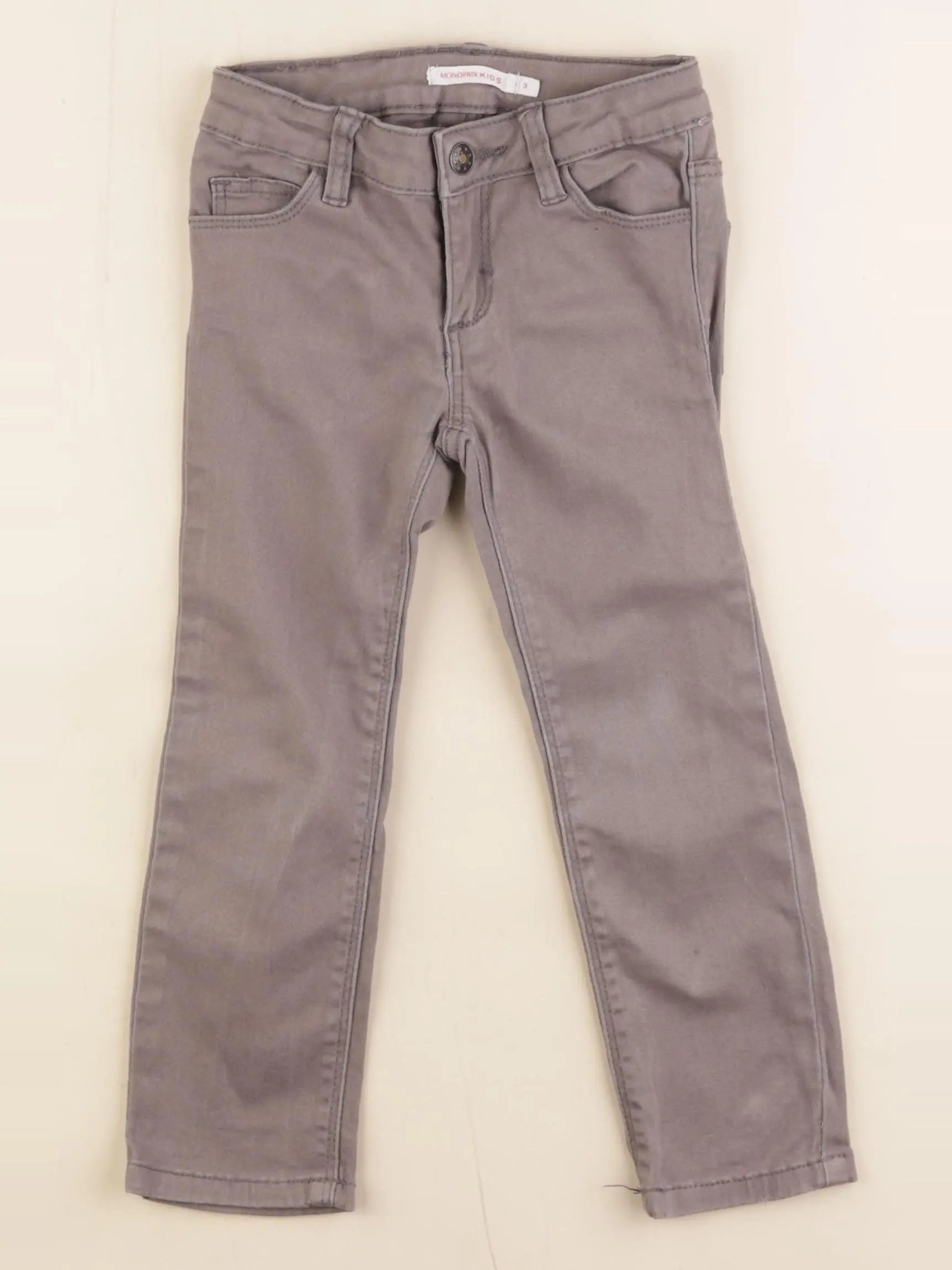 Monoprix - pantalon gris - 3 ans
