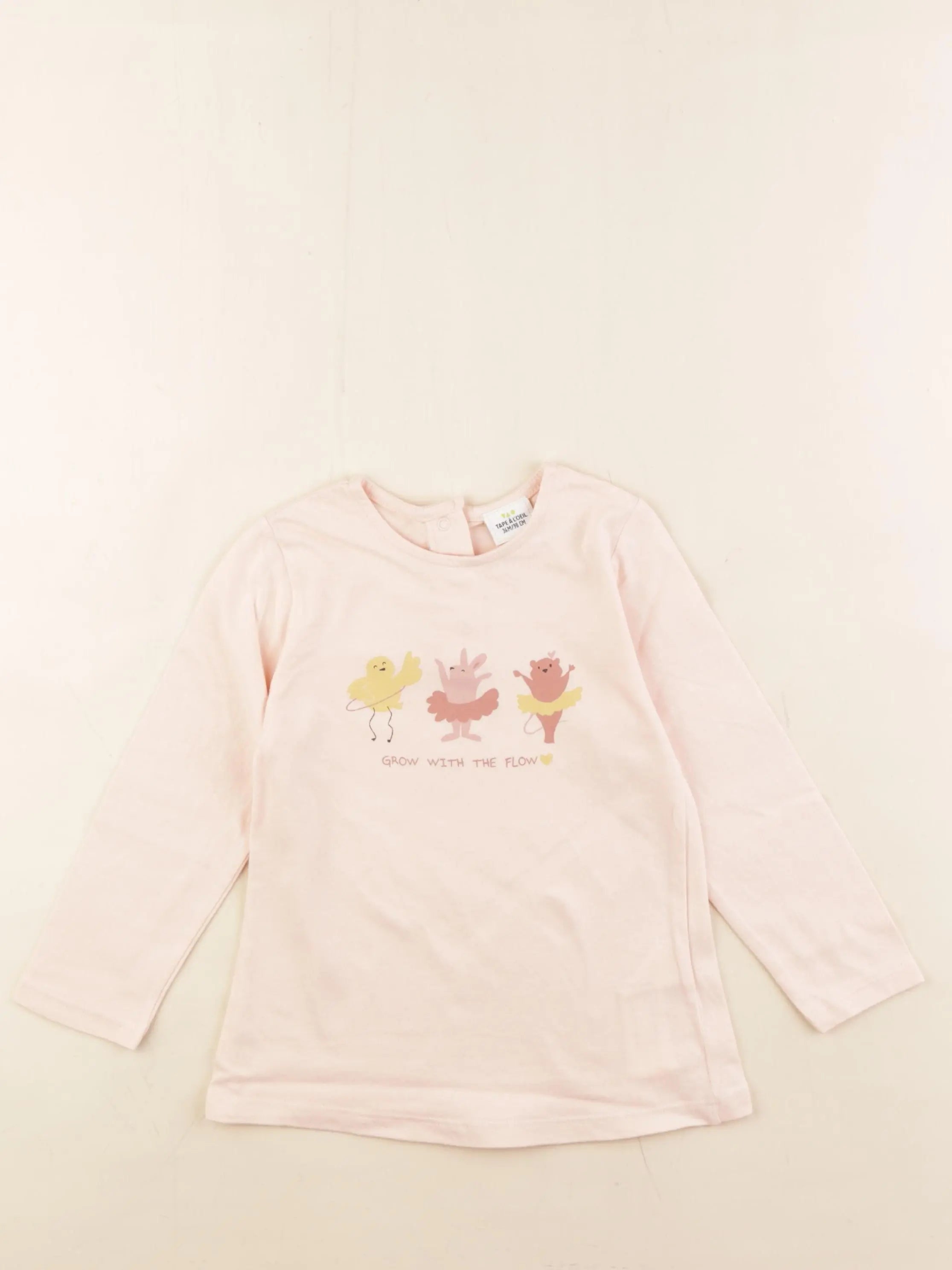 Tape à l'oeil - tee-shirt rose - 36 mois