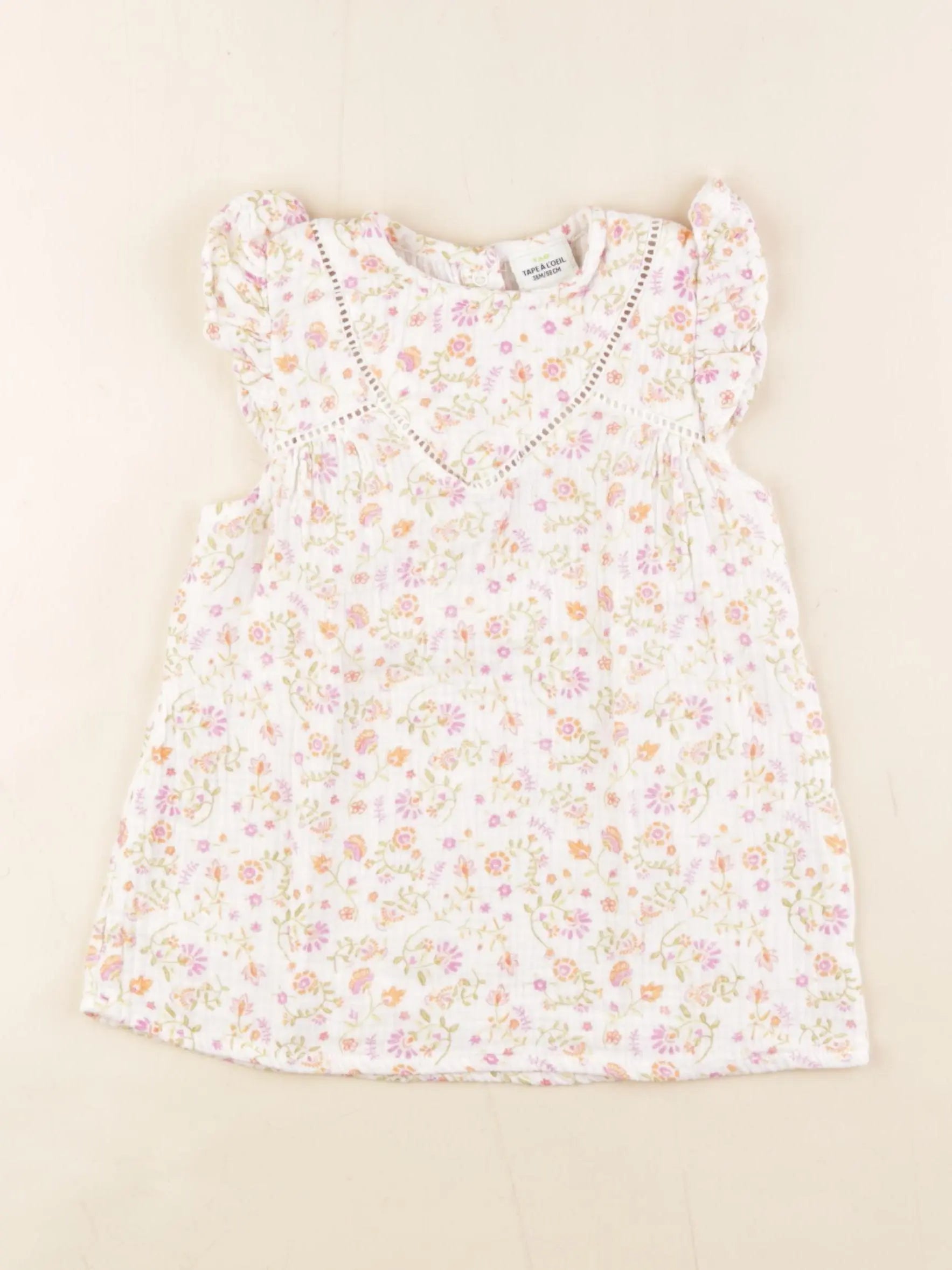 Tape à l'oeil - robe multicolore - 36 mois