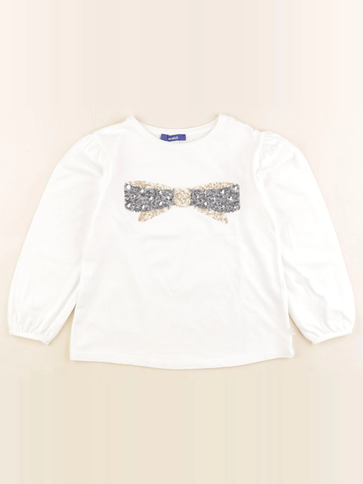 Okaidi - tee-shirt blanc - 6 ans
