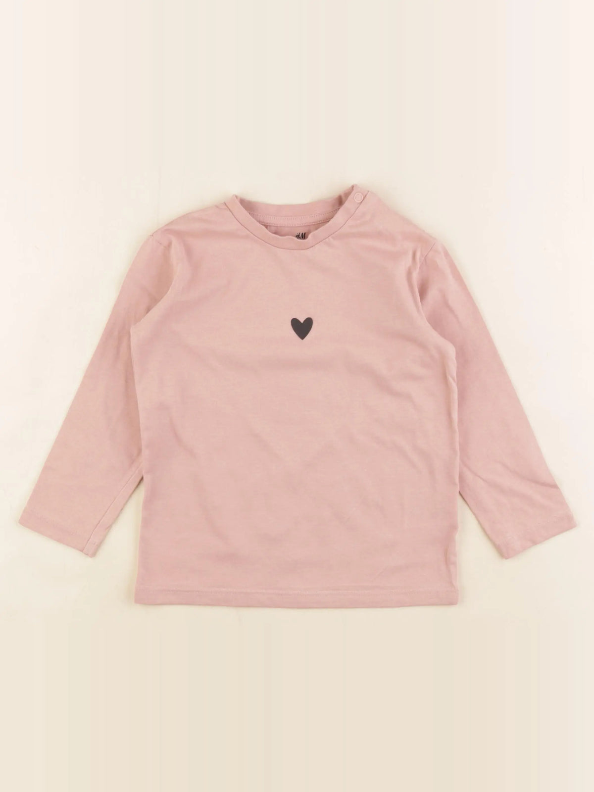 H&M - tee-shirt rose - 18/24 mois