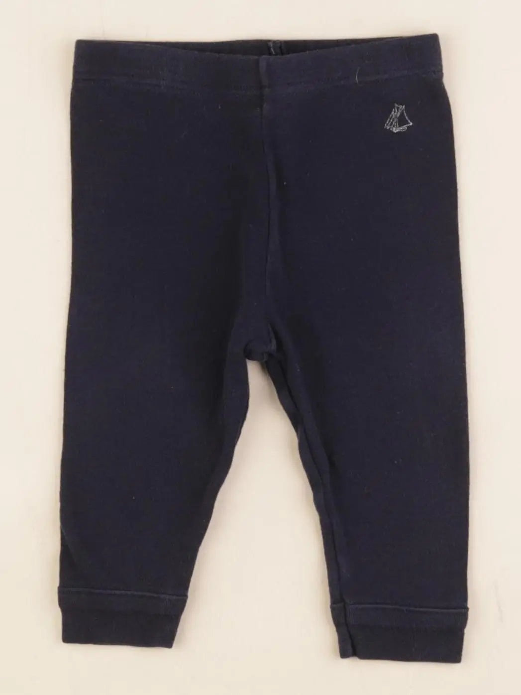 Petit Bateau - legging bleu - 6 mois