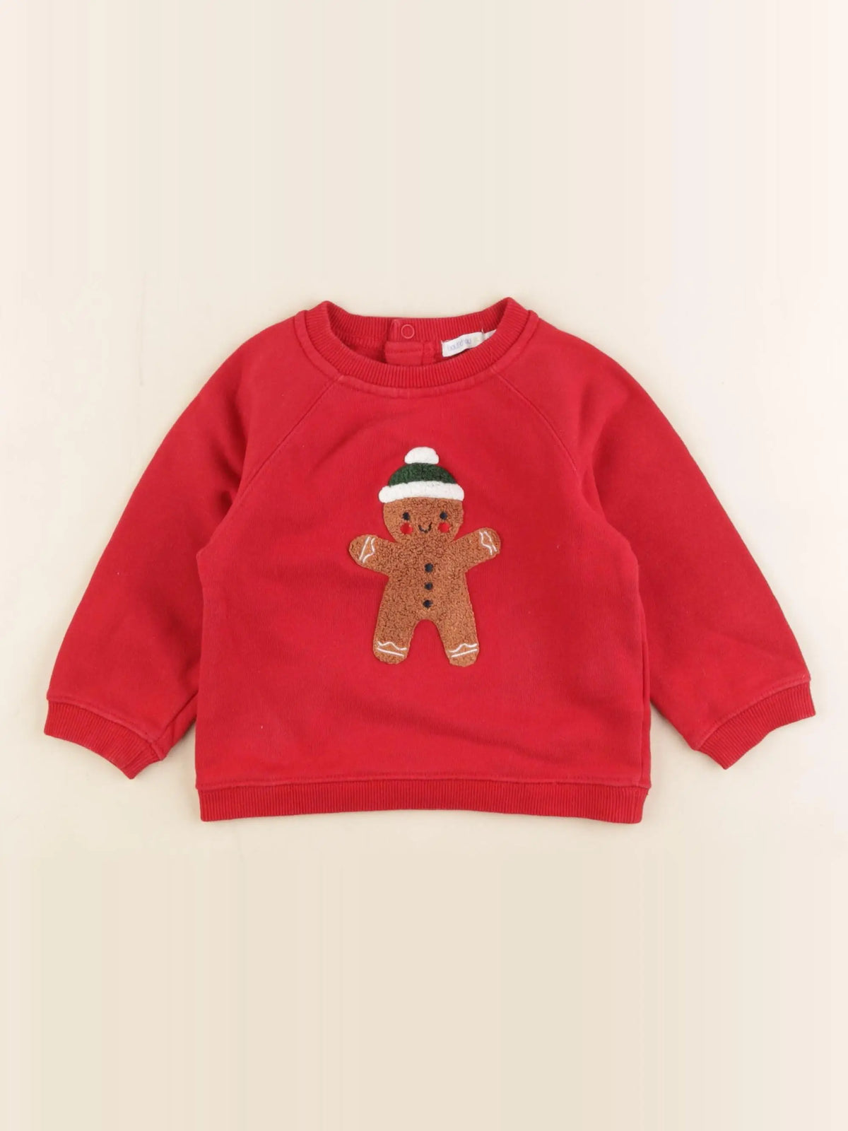 Boutchou - sweat rouge - 18 mois