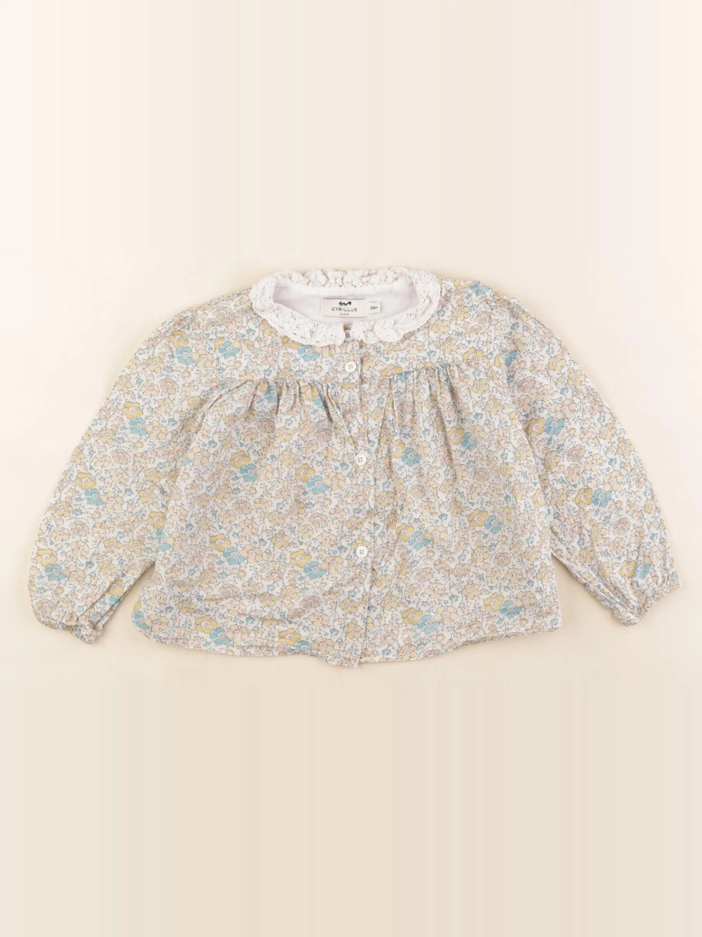 Cyrillus - blouse multicolore - 36 mois