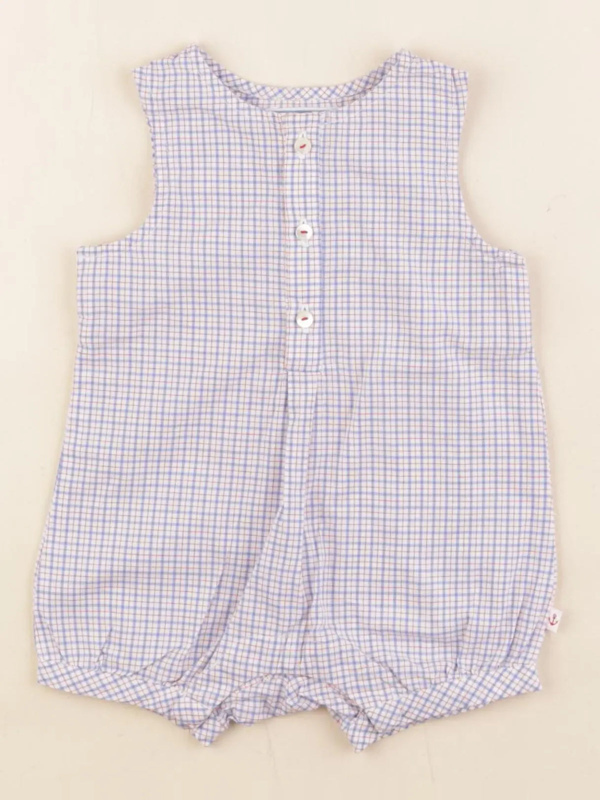 Jacadi - combinaison blanc, bleu - 3 mois