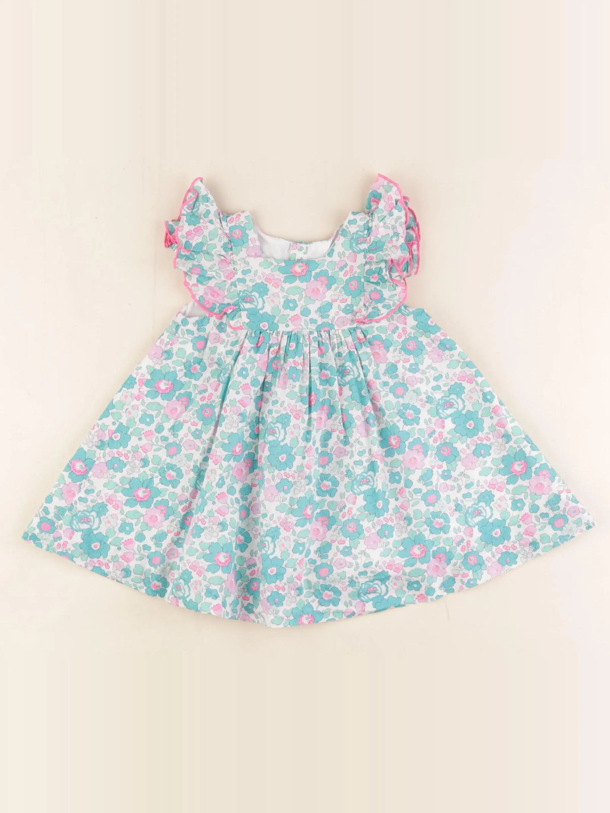 Jacadi - robe liberty bleu - 6 mois