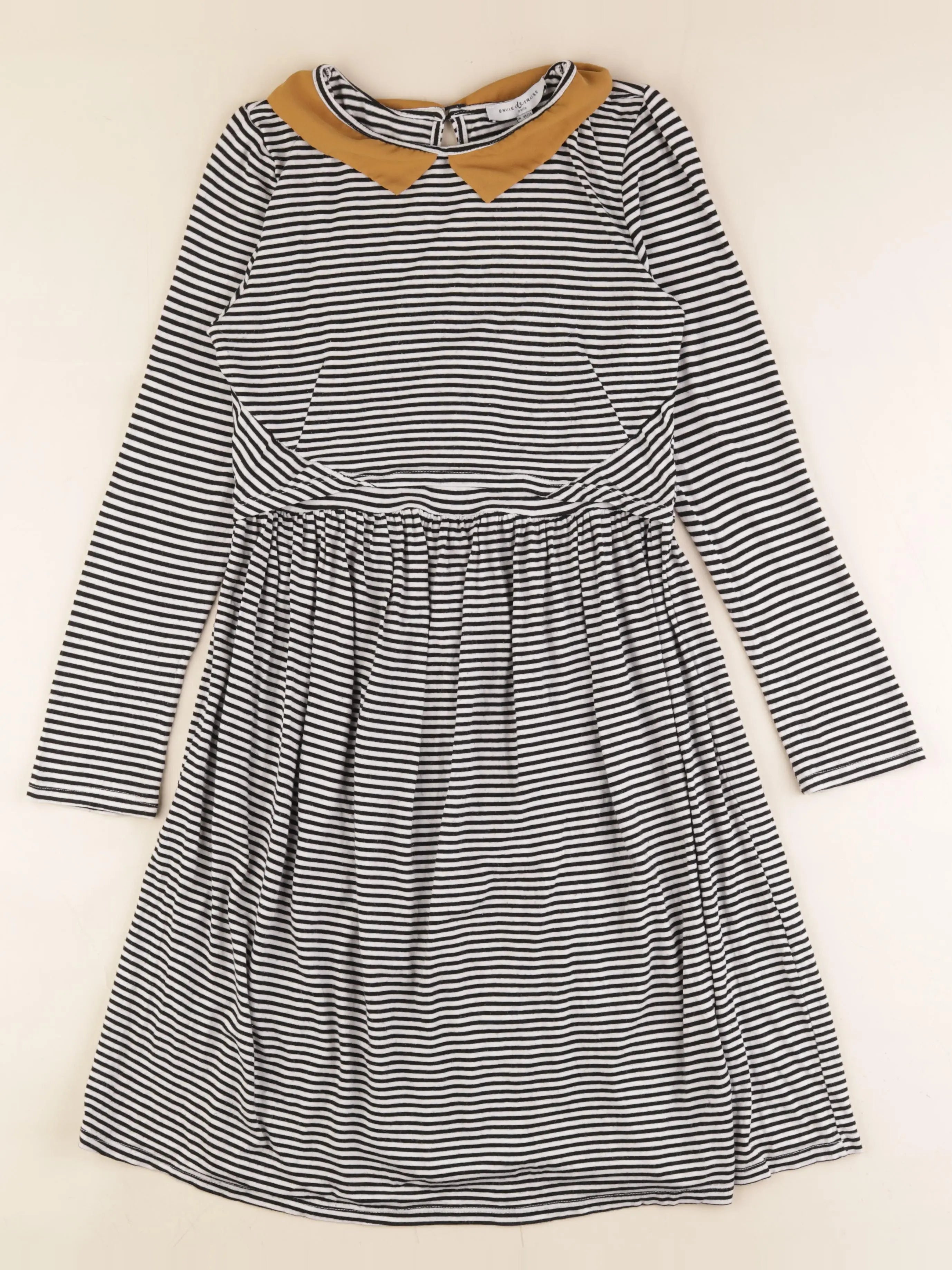 Envie de fraise - robe grossesse noir, blanc - 36 à 38