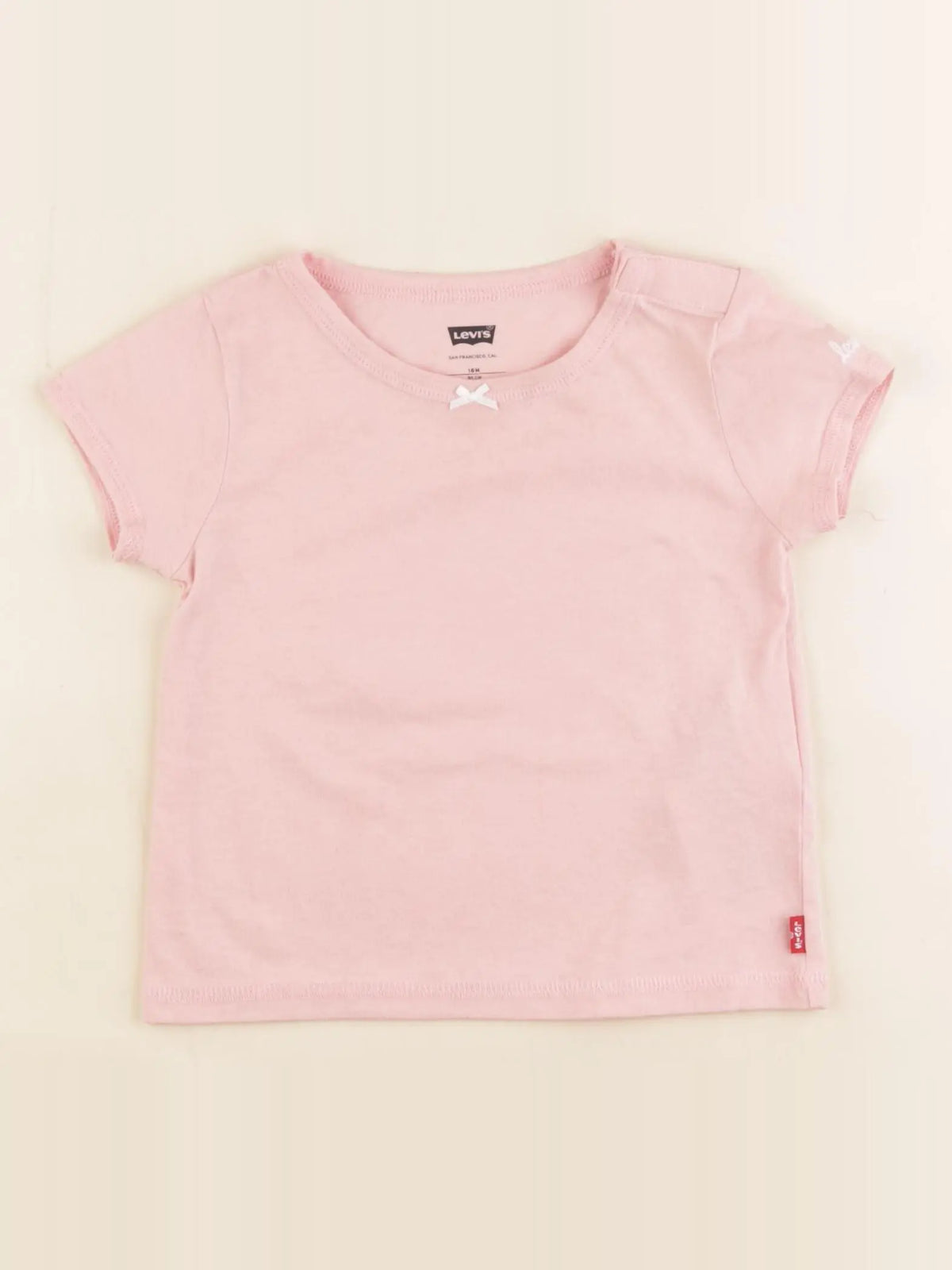 Levi's - tee-shirt rose - 18 mois
