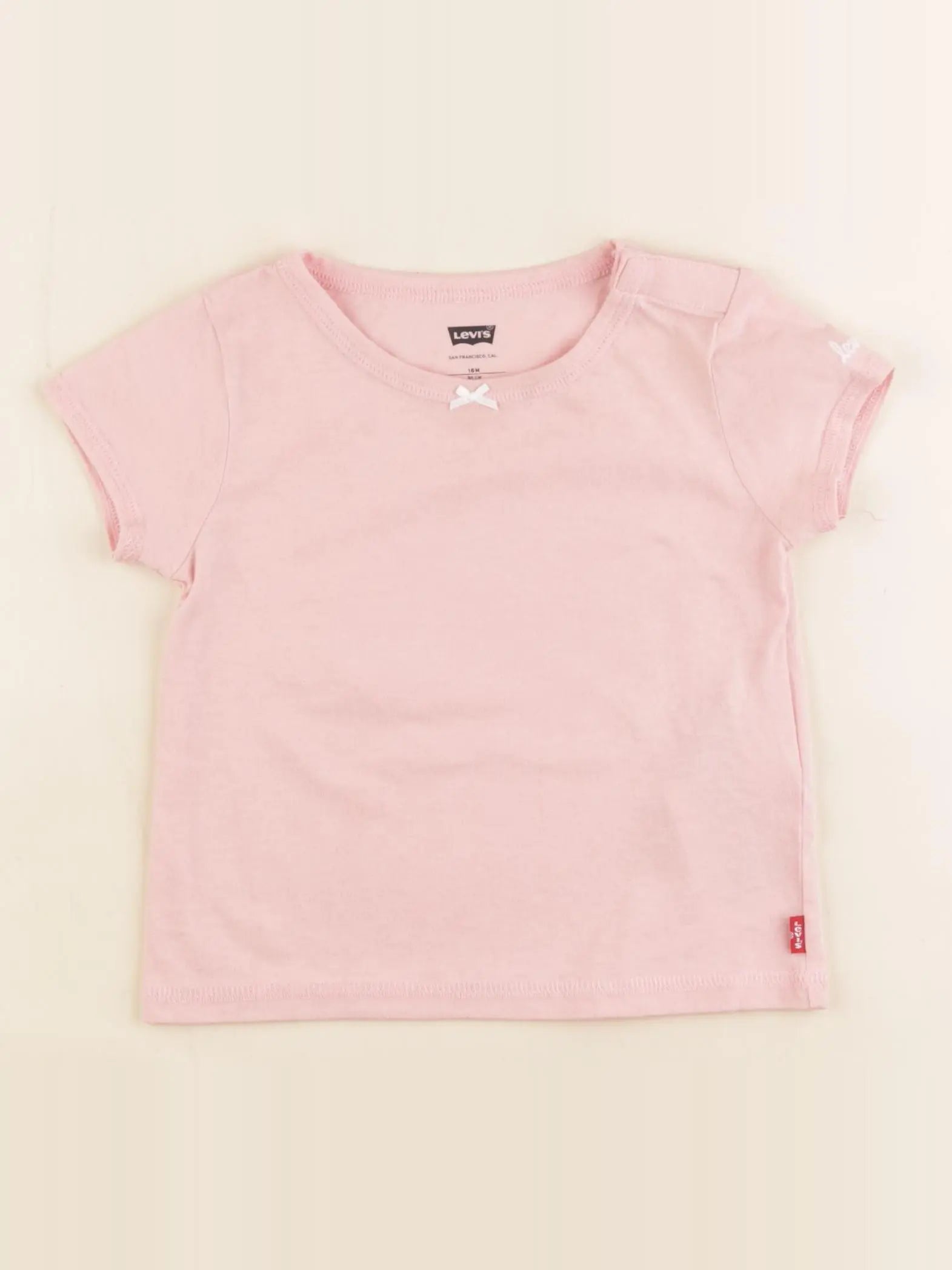 Levi's - tee-shirt rose - 18 mois