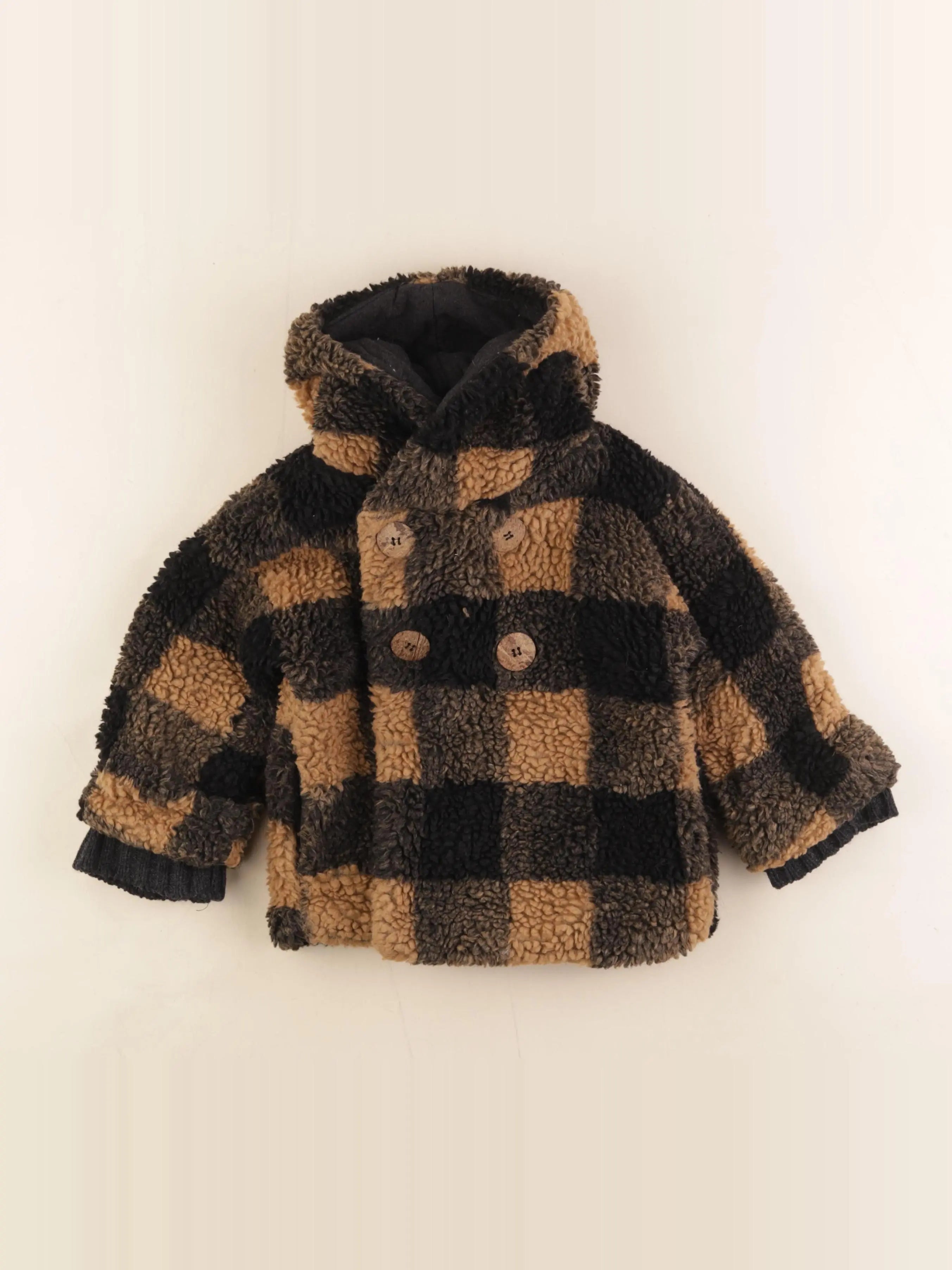 1+ In the family - veste marron, noir - 24 mois