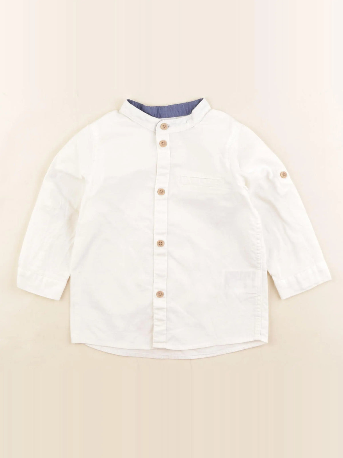 H&M - chemise blanc - 9/12 mois