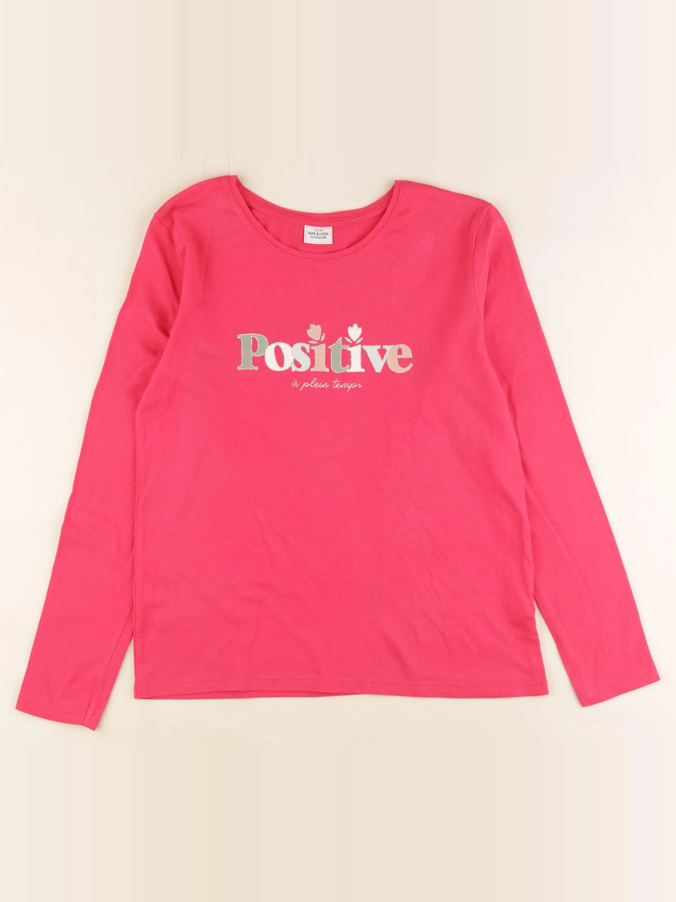 Tape à l'oeil - tee-shirt rose - 14 ans