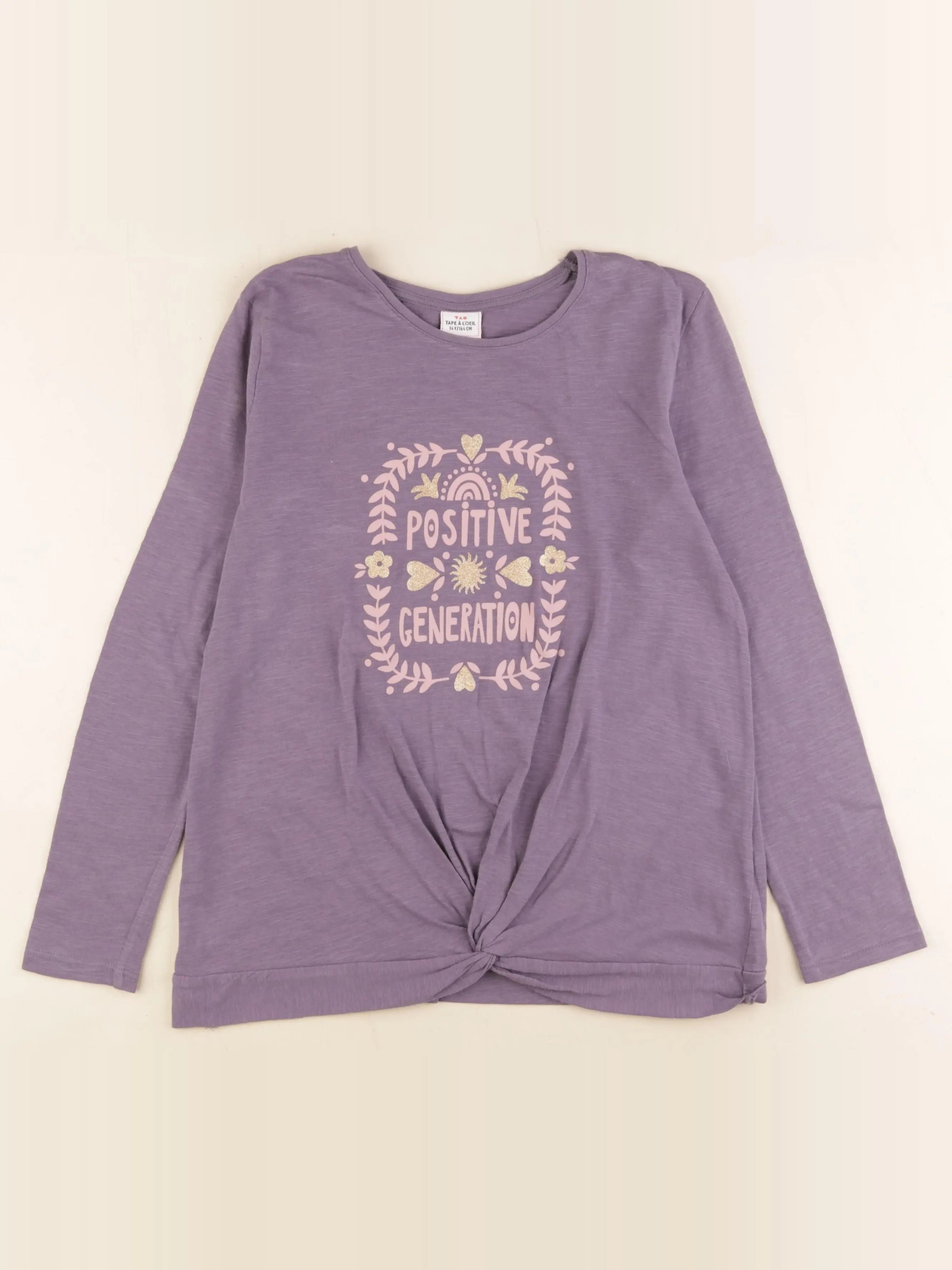 Tape à l'oeil - tee-shirt violet - 14 ans