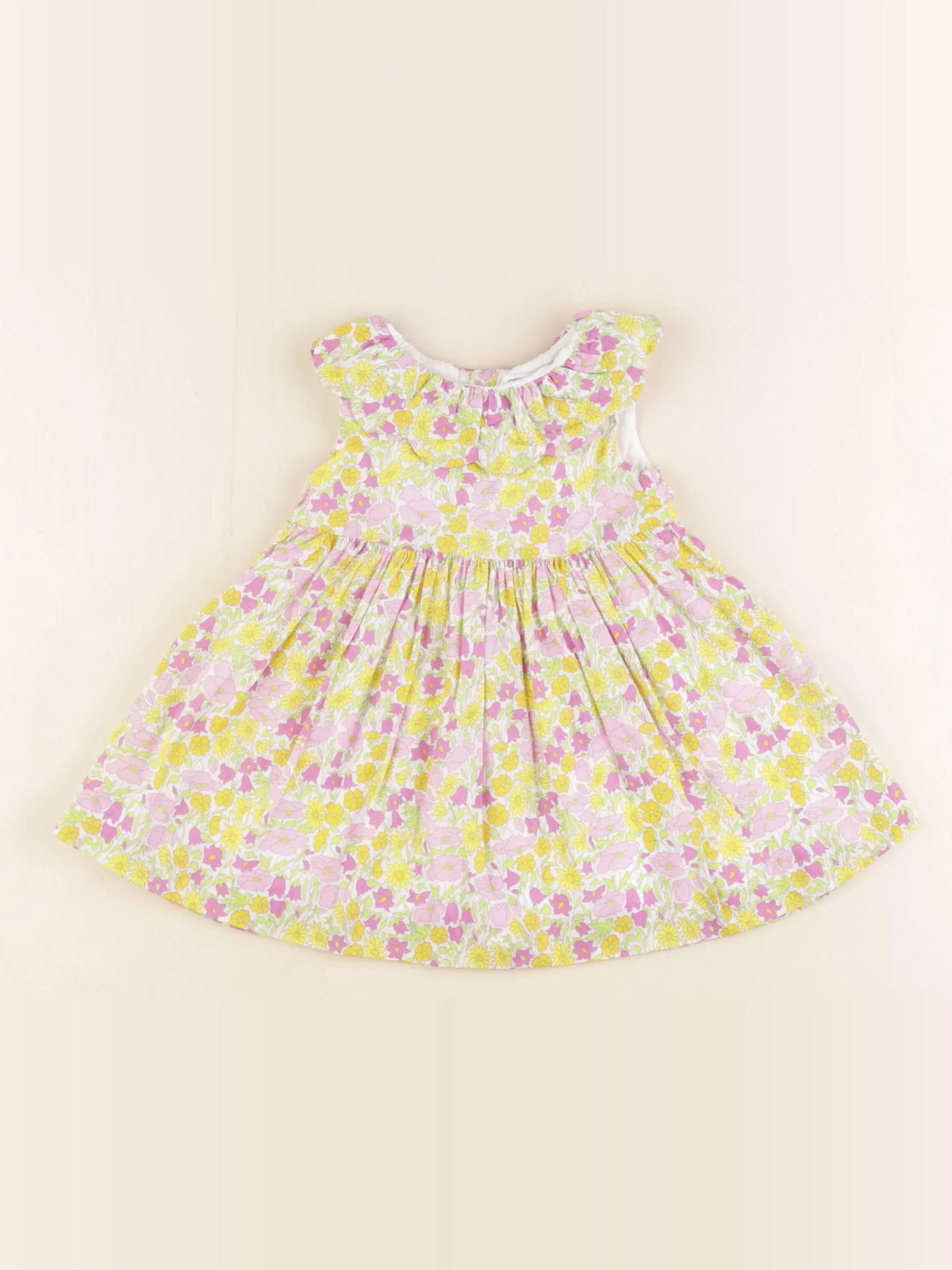 Jacadi - robe liberty multicolore - 6 mois