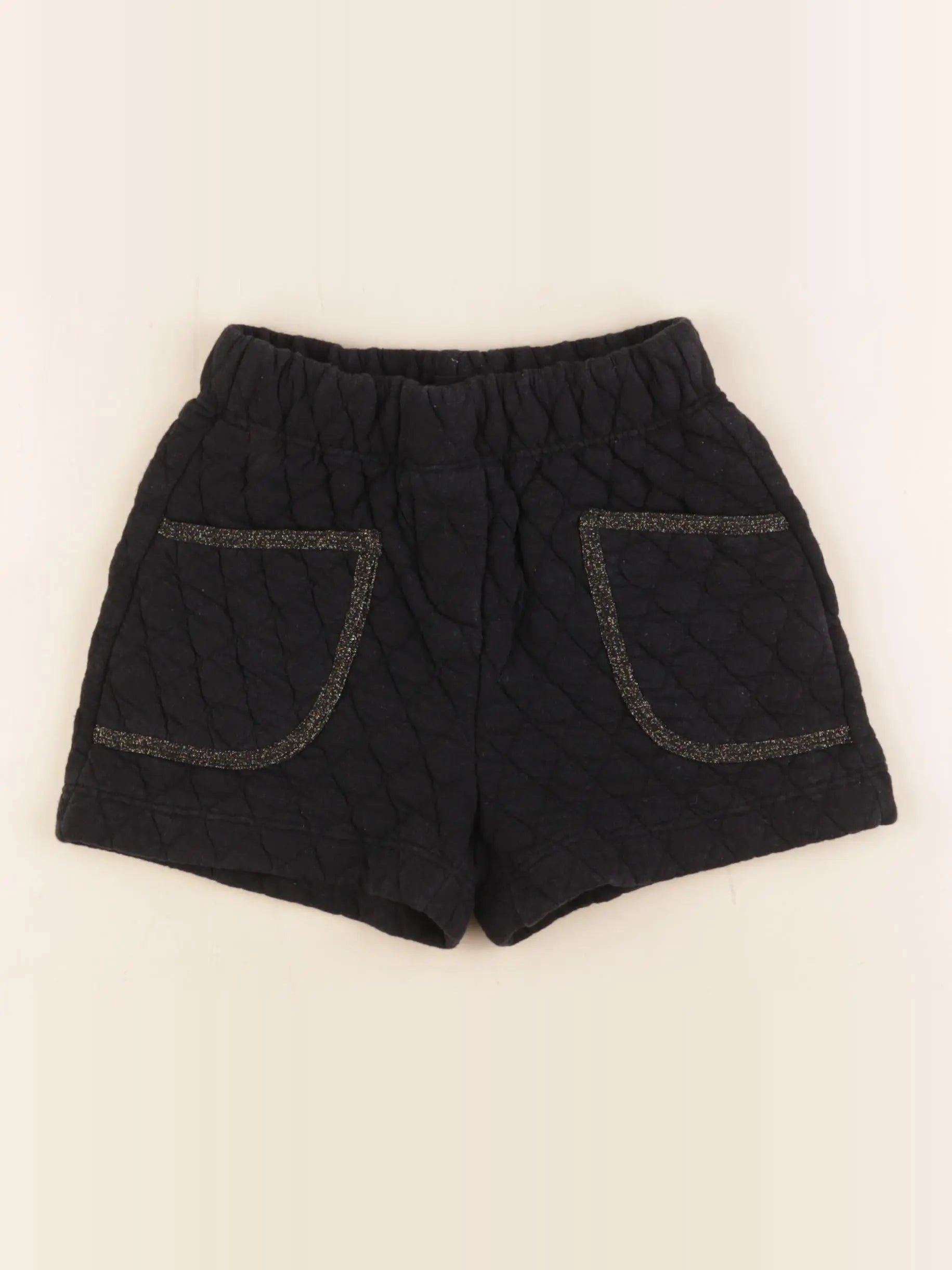 Monoprix - short noir, or - 5 ans