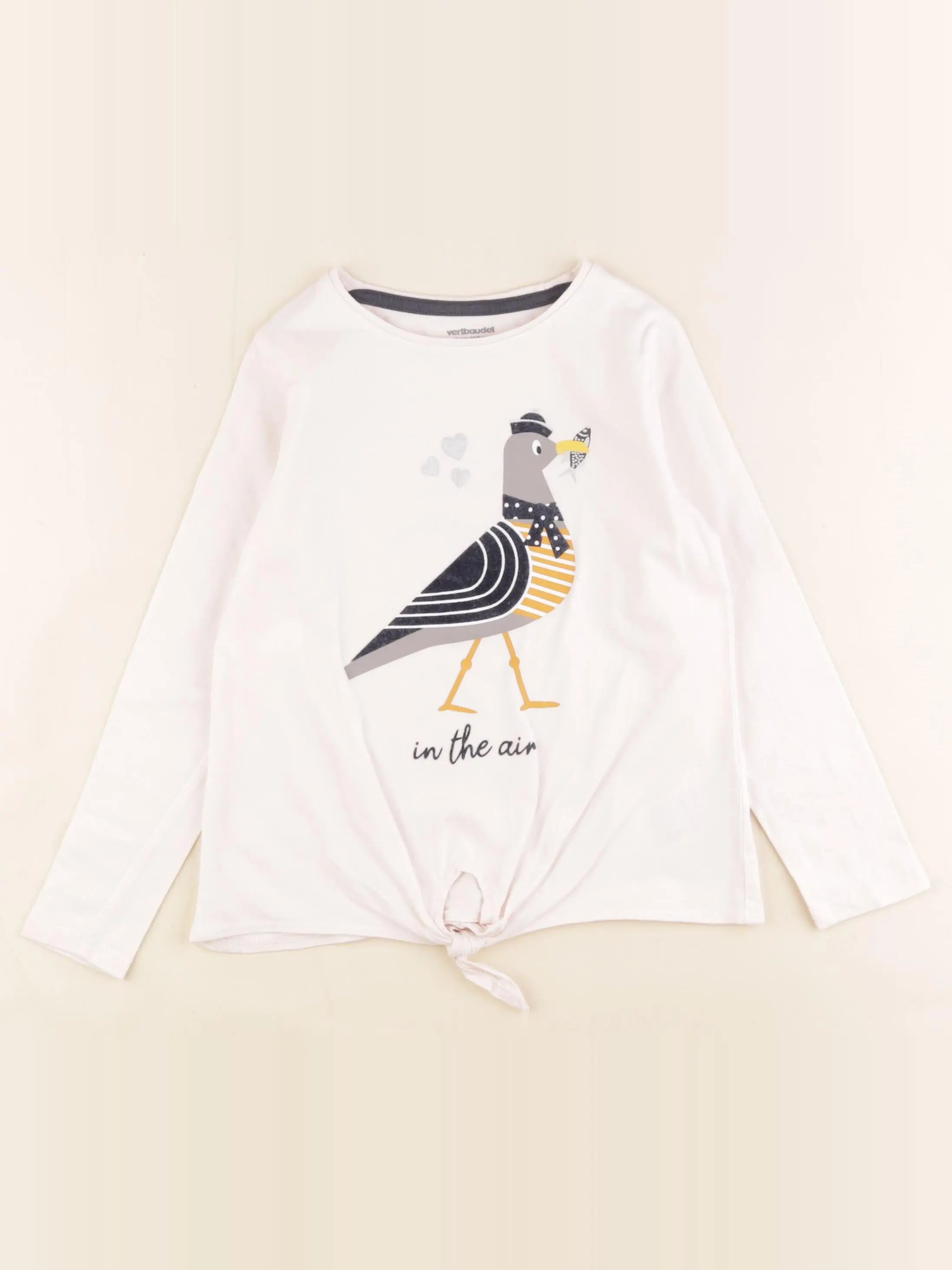 Vertbaudet - tee-shirt blanc - 5 ans