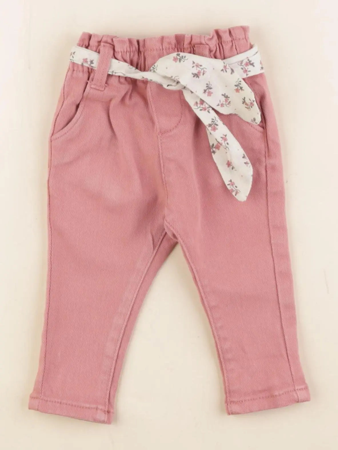 Vertbaudet - pantalon rose - 3 mois