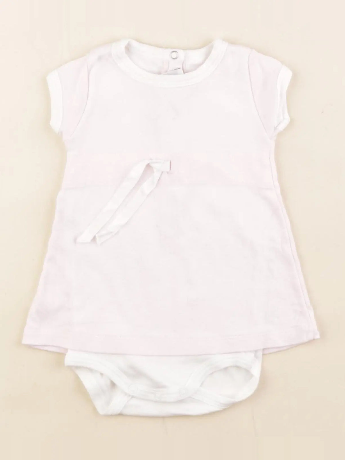 Petit Bateau - body robe rose - 3 mois