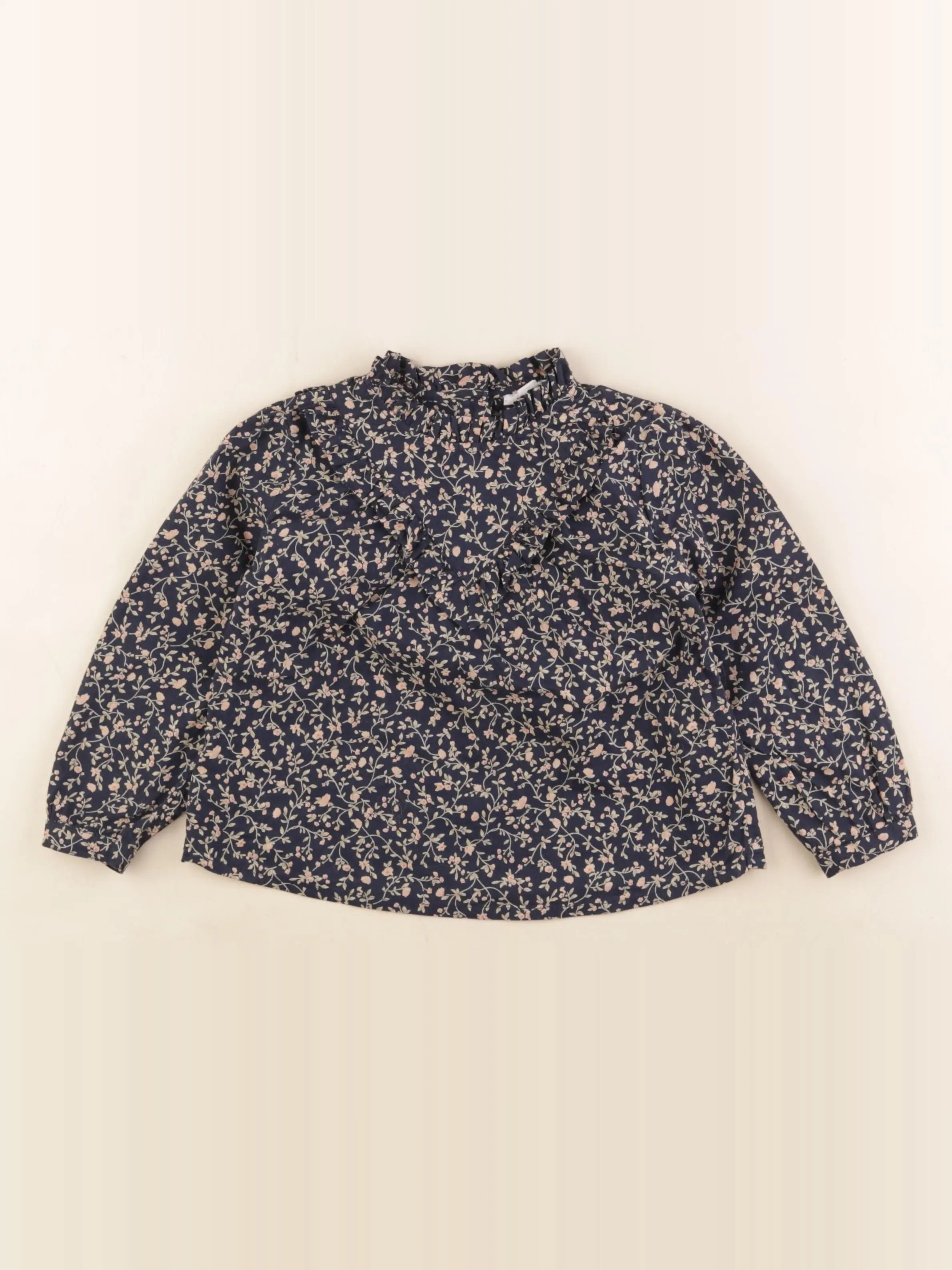 Vertbaudet - blouse bleu - 3 ans