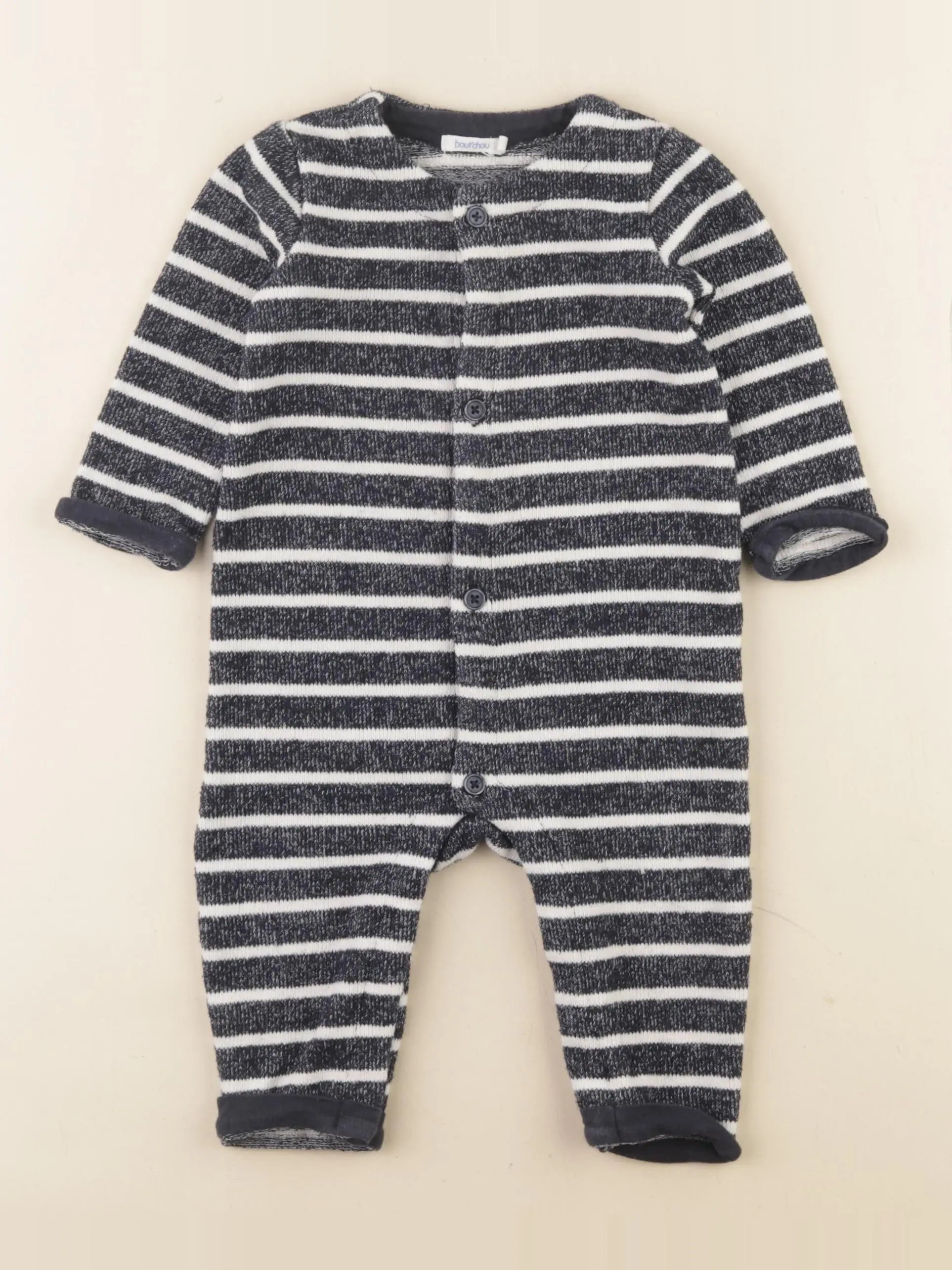 Boutchou - combinaison bleu - 6 mois
