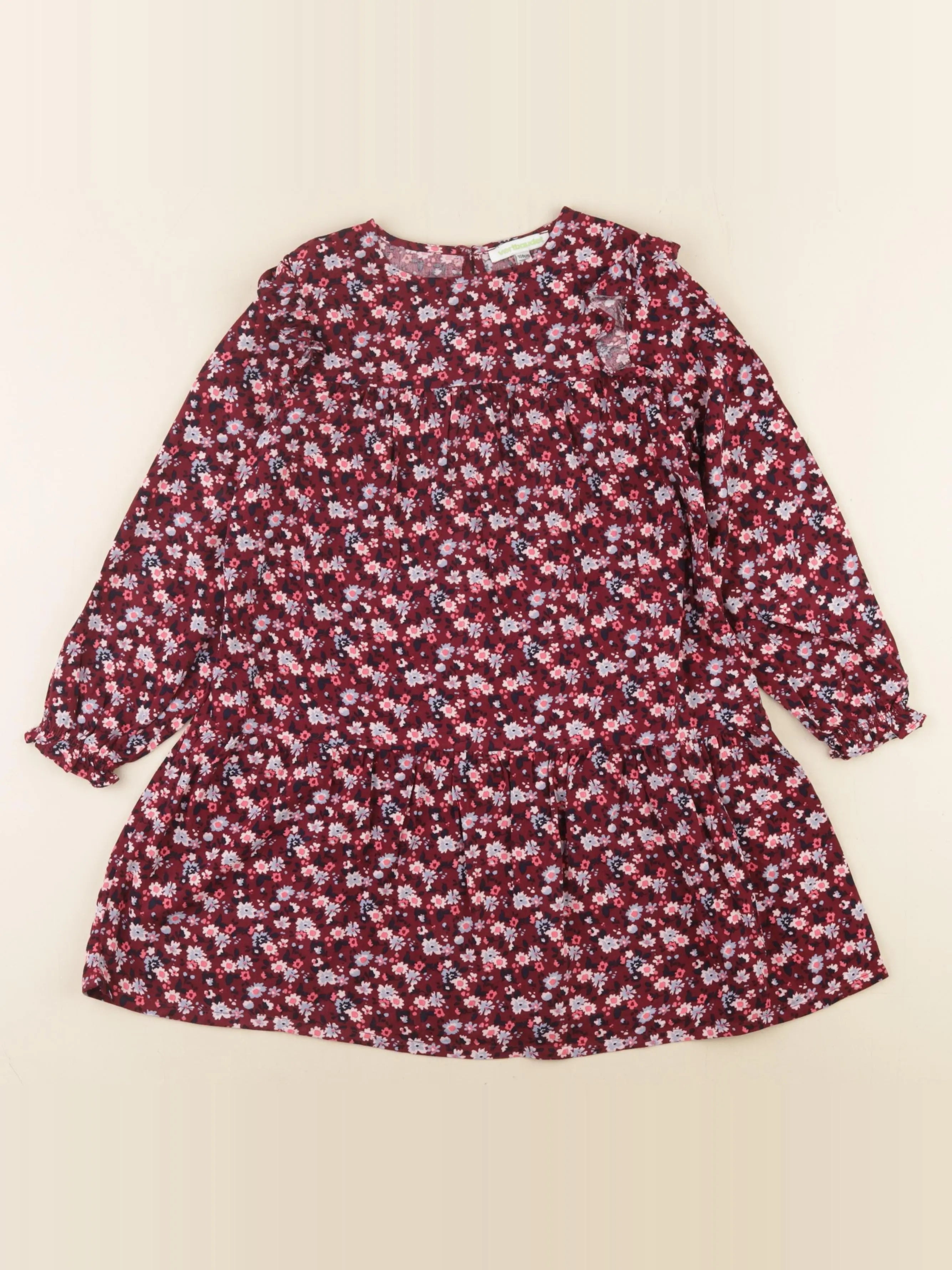 Vertbaudet - robe rouge - 5 ans