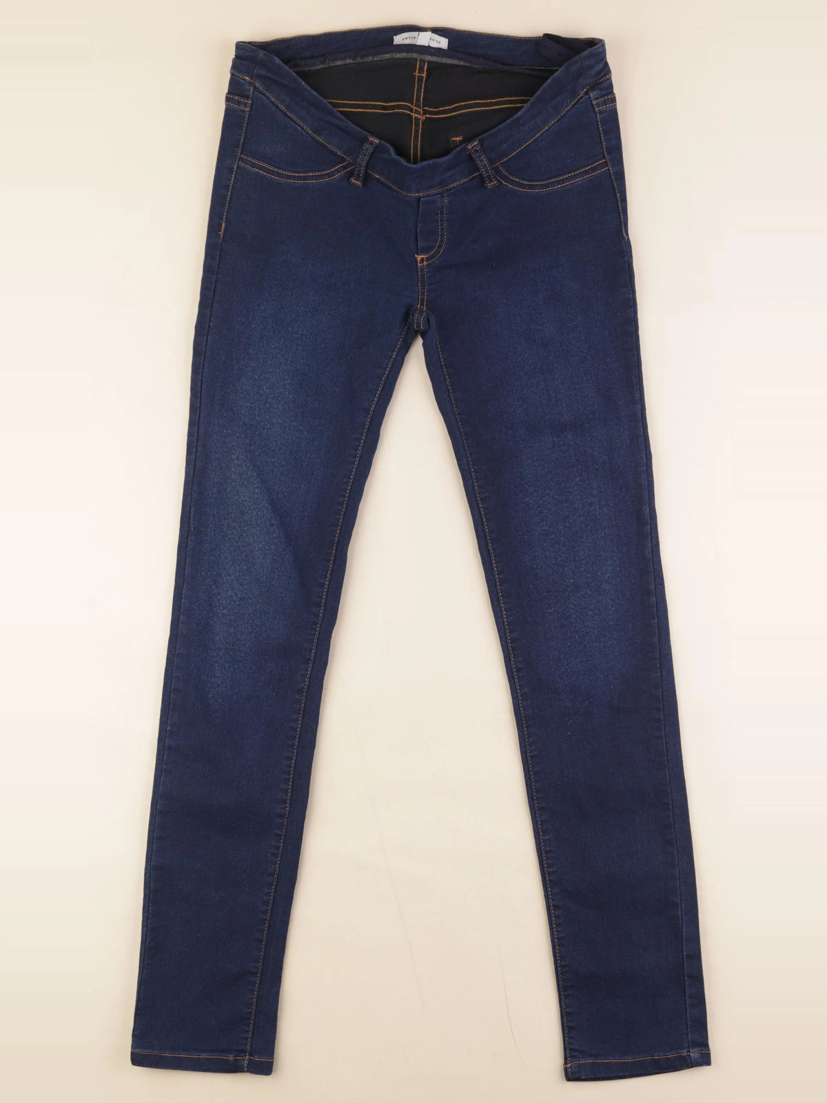 Envie de fraise - jean grossesse bleu - 36