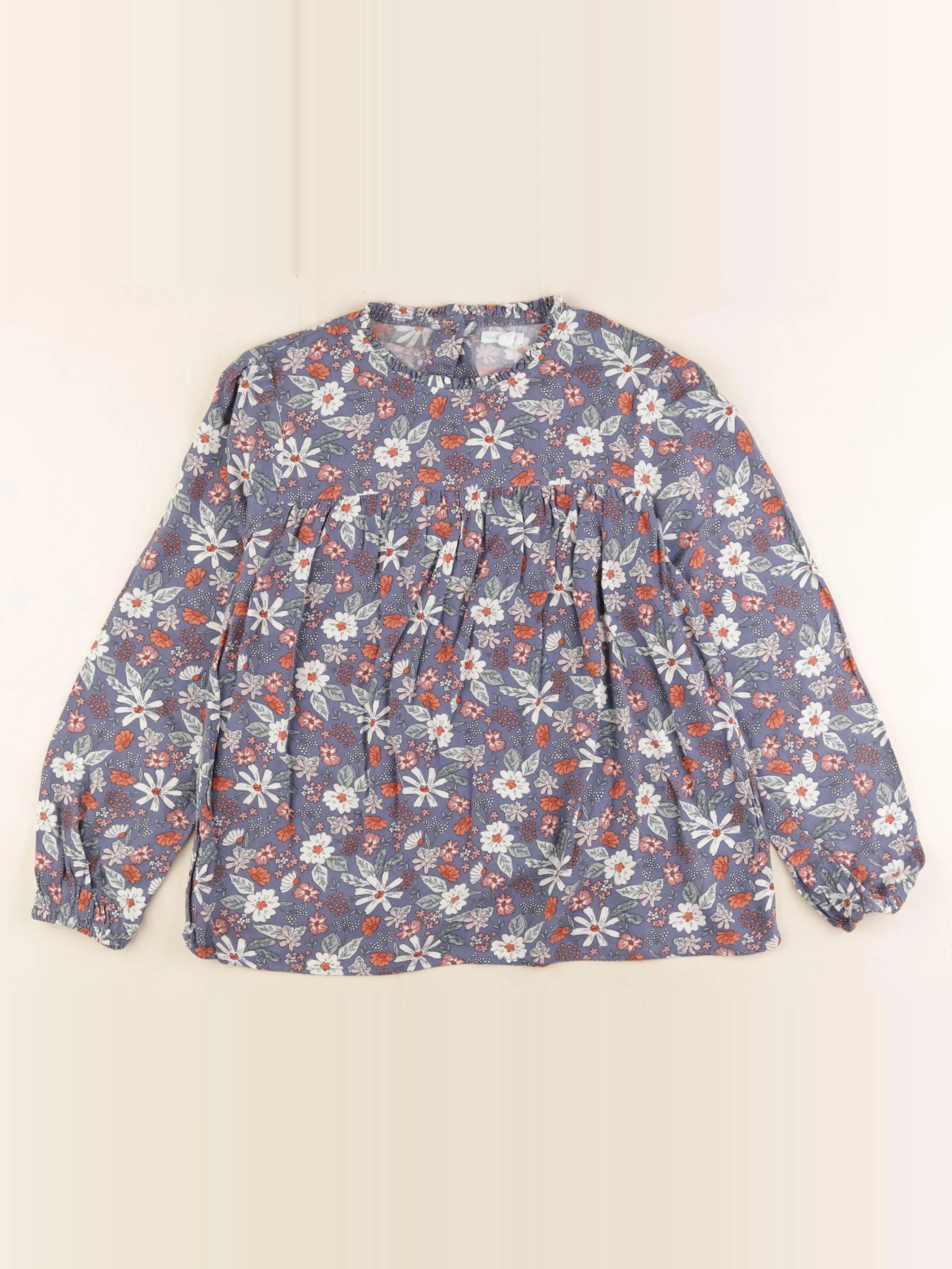 Vertbaudet - blouse bleu - 12 ans