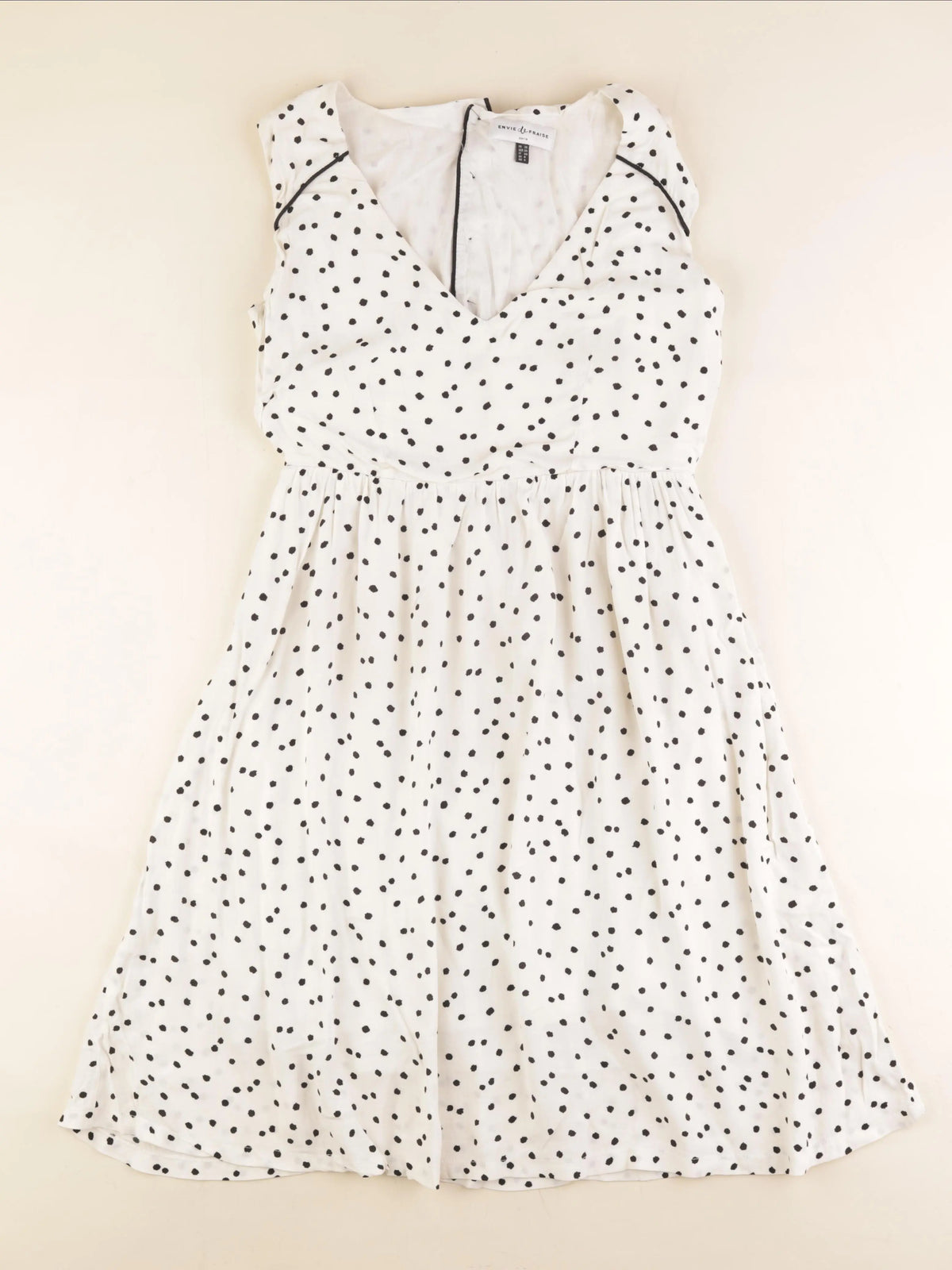 Envie de fraise - robe grossesse beige, noir - 36