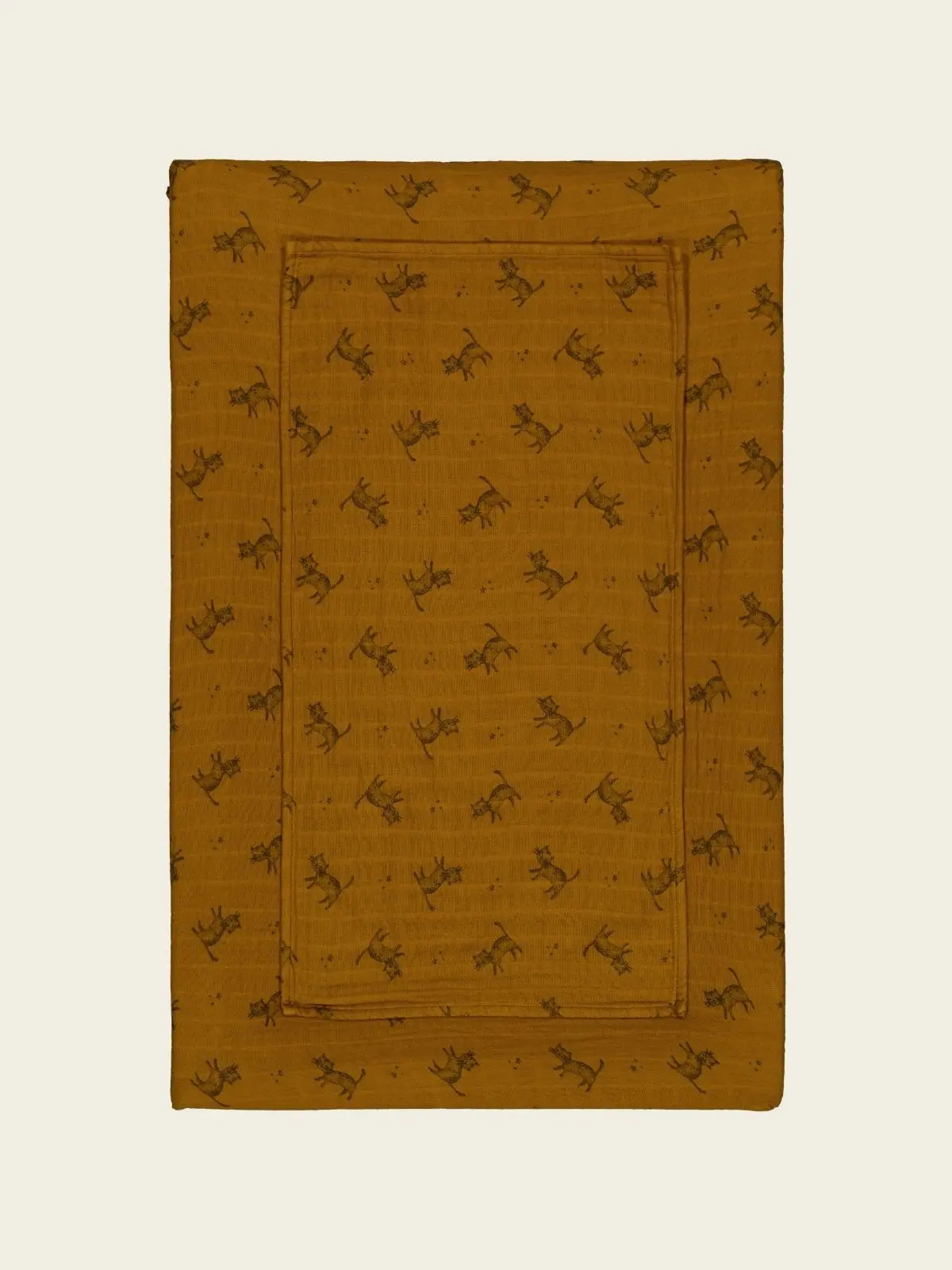 Rose in april - housse de matelas à langer Fanny chat cumin - TU