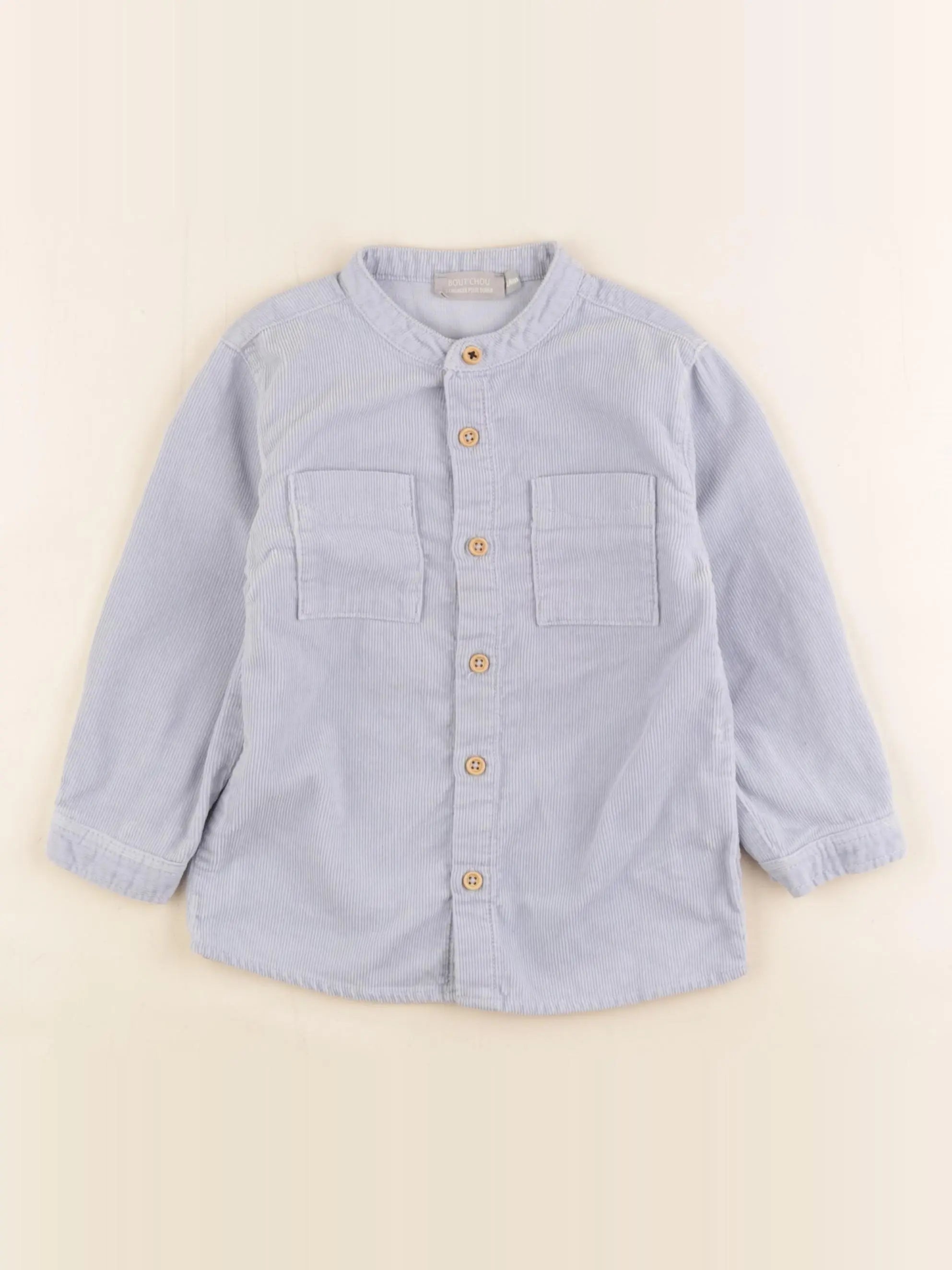 Boutchou - chemise bleu - 24 mois