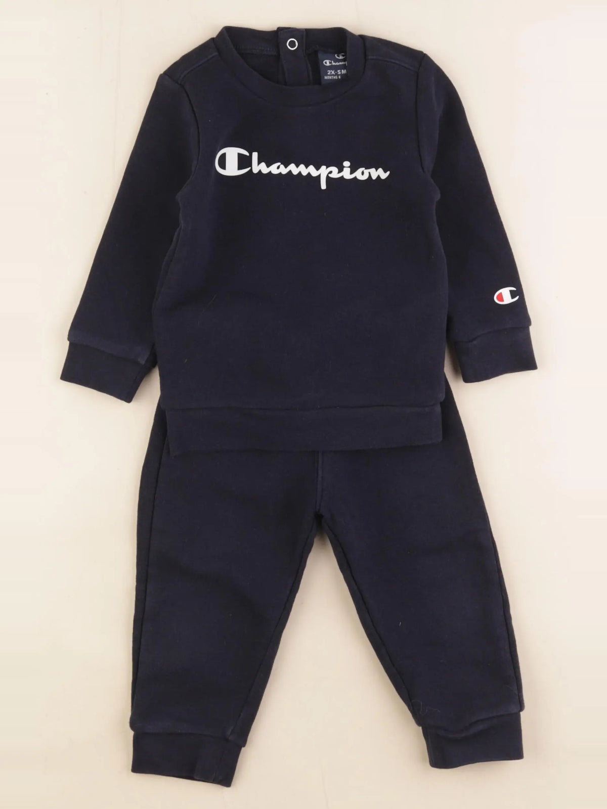 Champion  - ensemble bleu - 6 mois