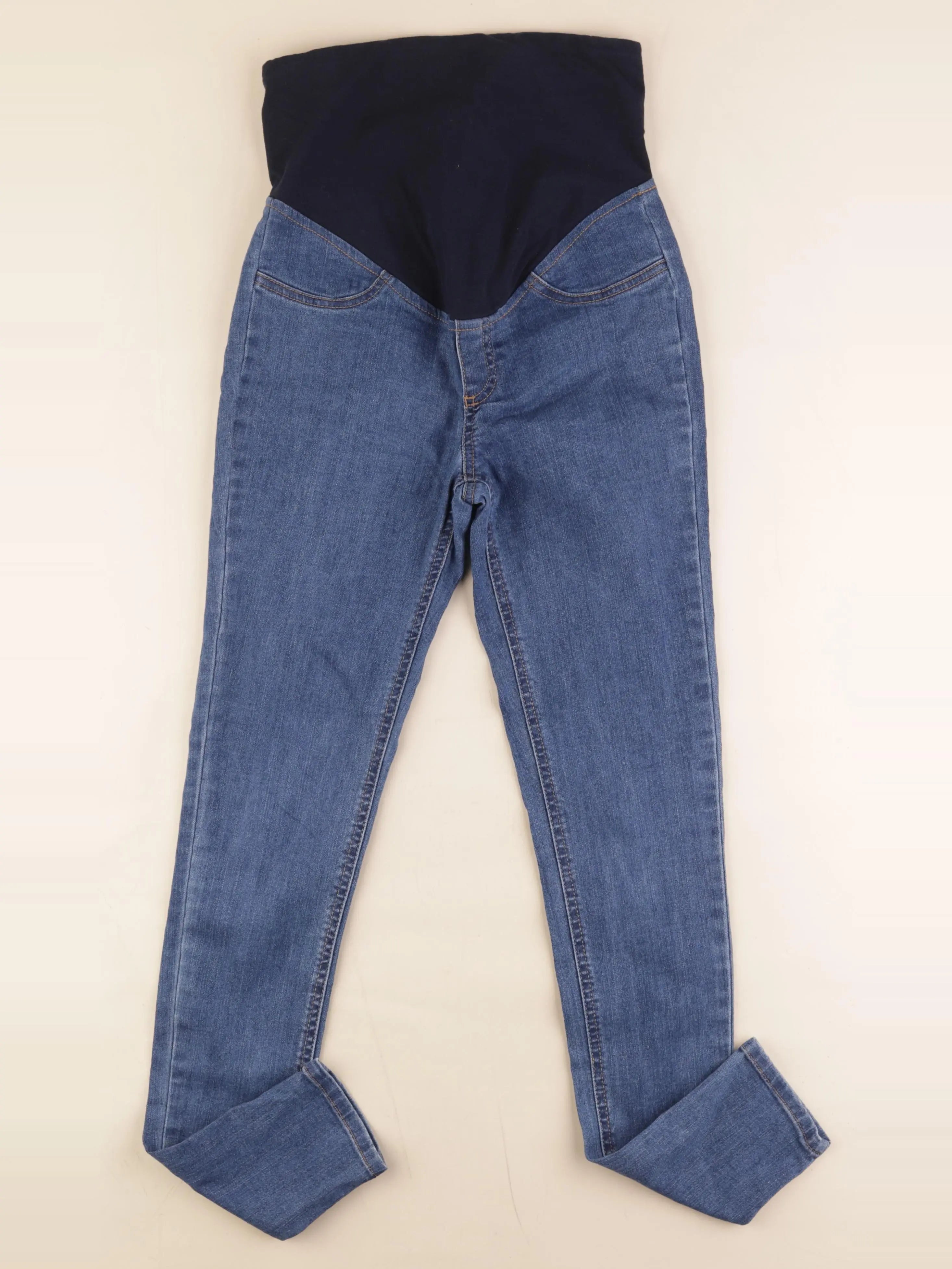 Vertbaudet - jean grossesse bleu - 34